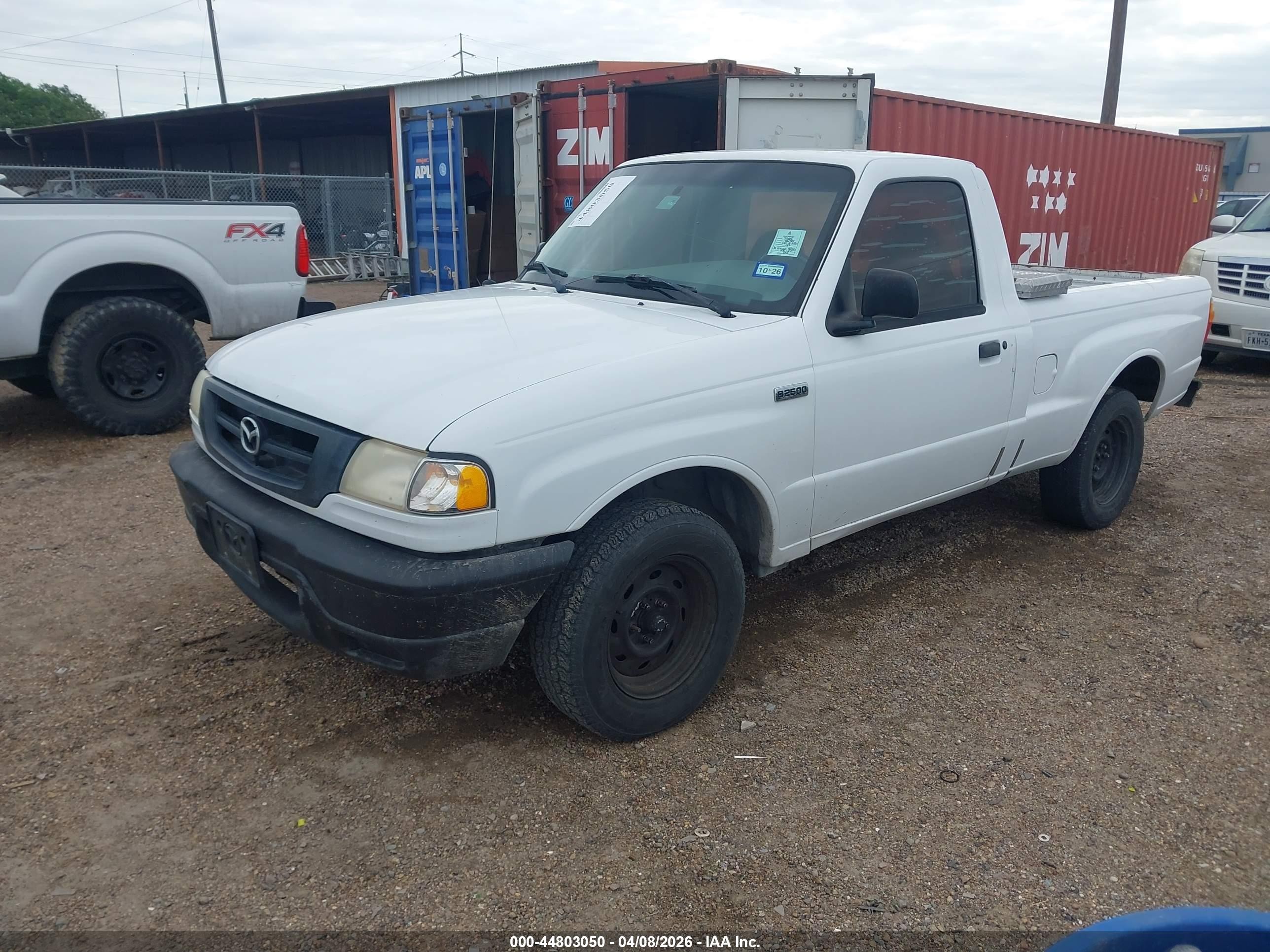 2001 Mazda B2300 Se/sx White vin: 4F4YR12C21TM04379