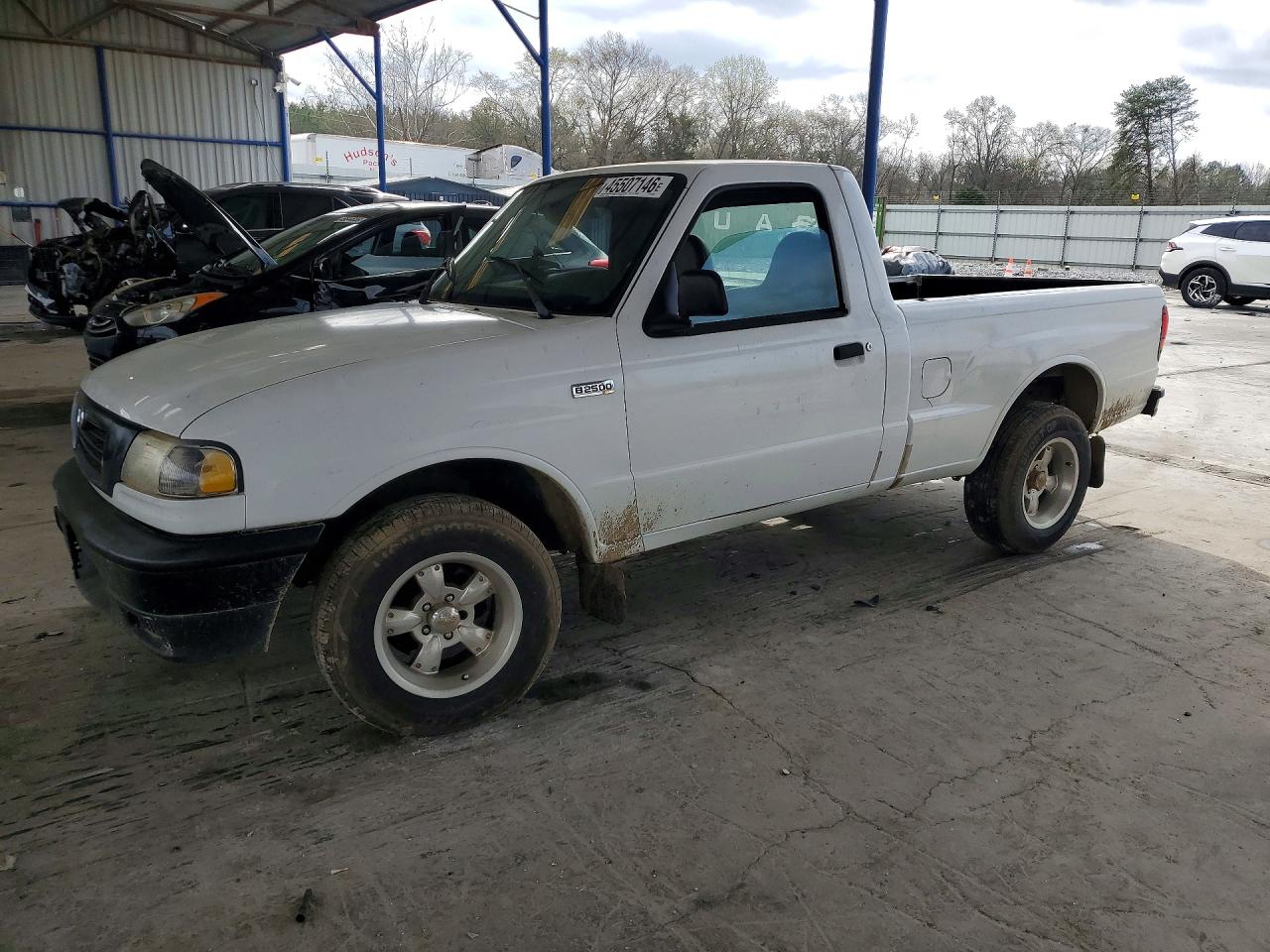 1999 Mazda B2500 White vin: 4F4YR12C2XTM33325