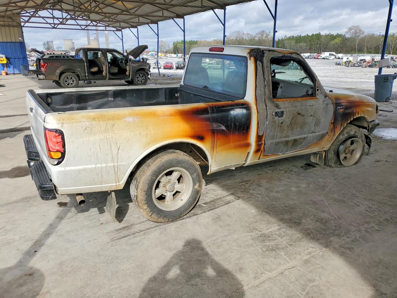 1999 Mazda B2500 White vin: 4F4YR12C2XTM33325