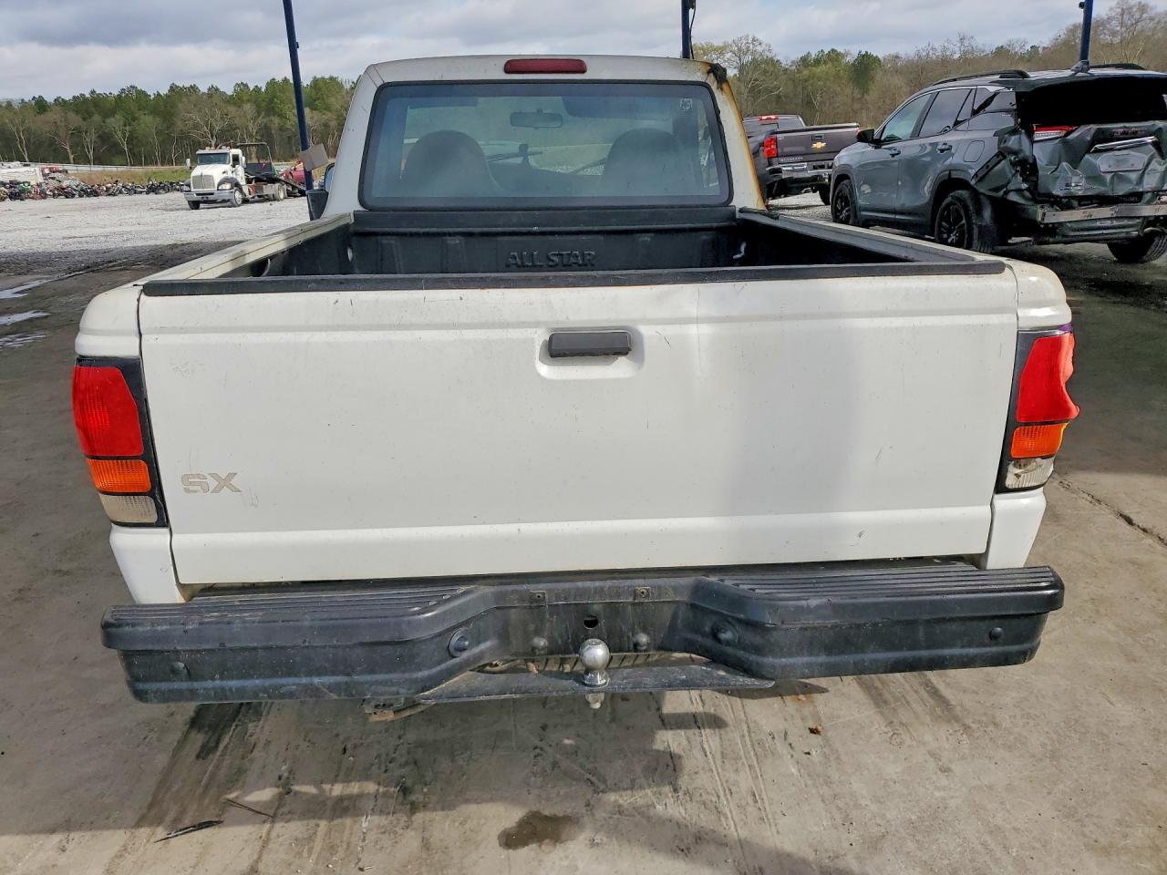 1999 Mazda B2500 White vin: 4F4YR12C2XTM33325