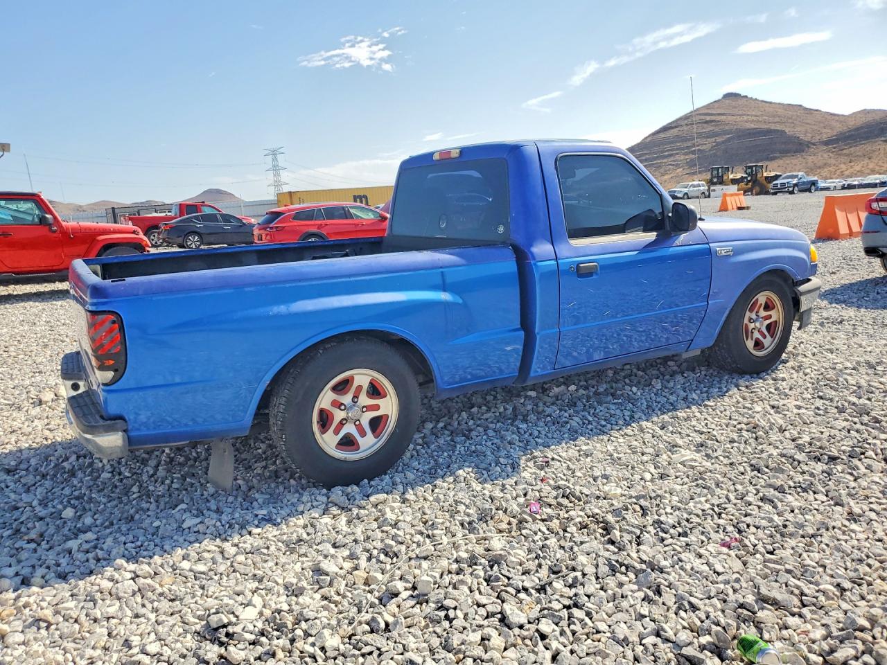 1999 Mazda B2500 Blue vin: 4F4YR12C2XTM37276