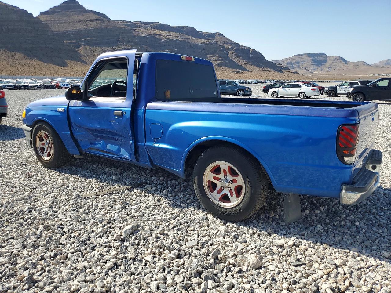 1999 Mazda B2500 Blue vin: 4F4YR12C2XTM37276
