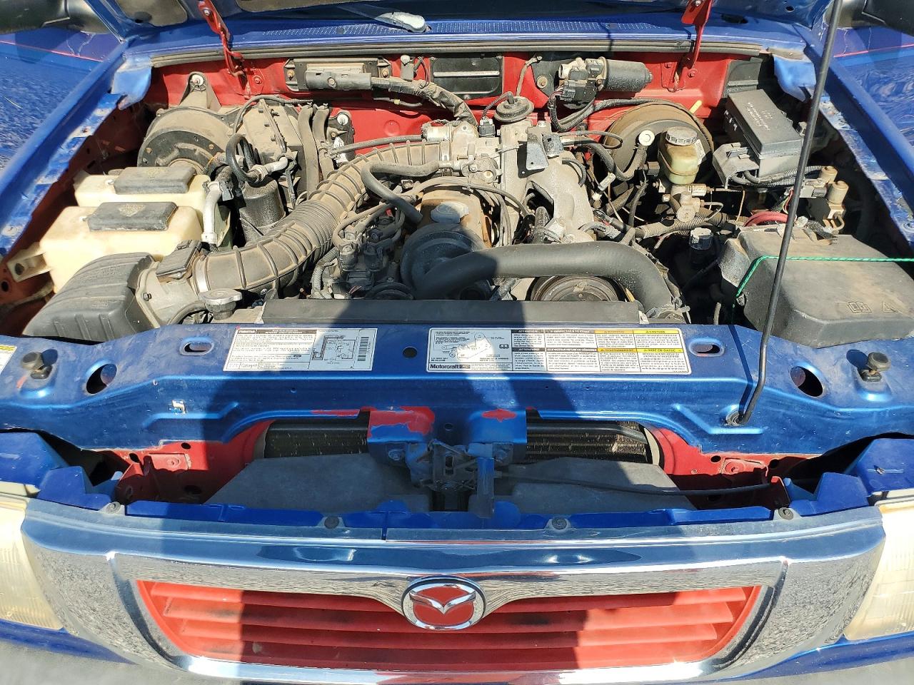 1999 Mazda B2500 Blue vin: 4F4YR12C2XTM37276