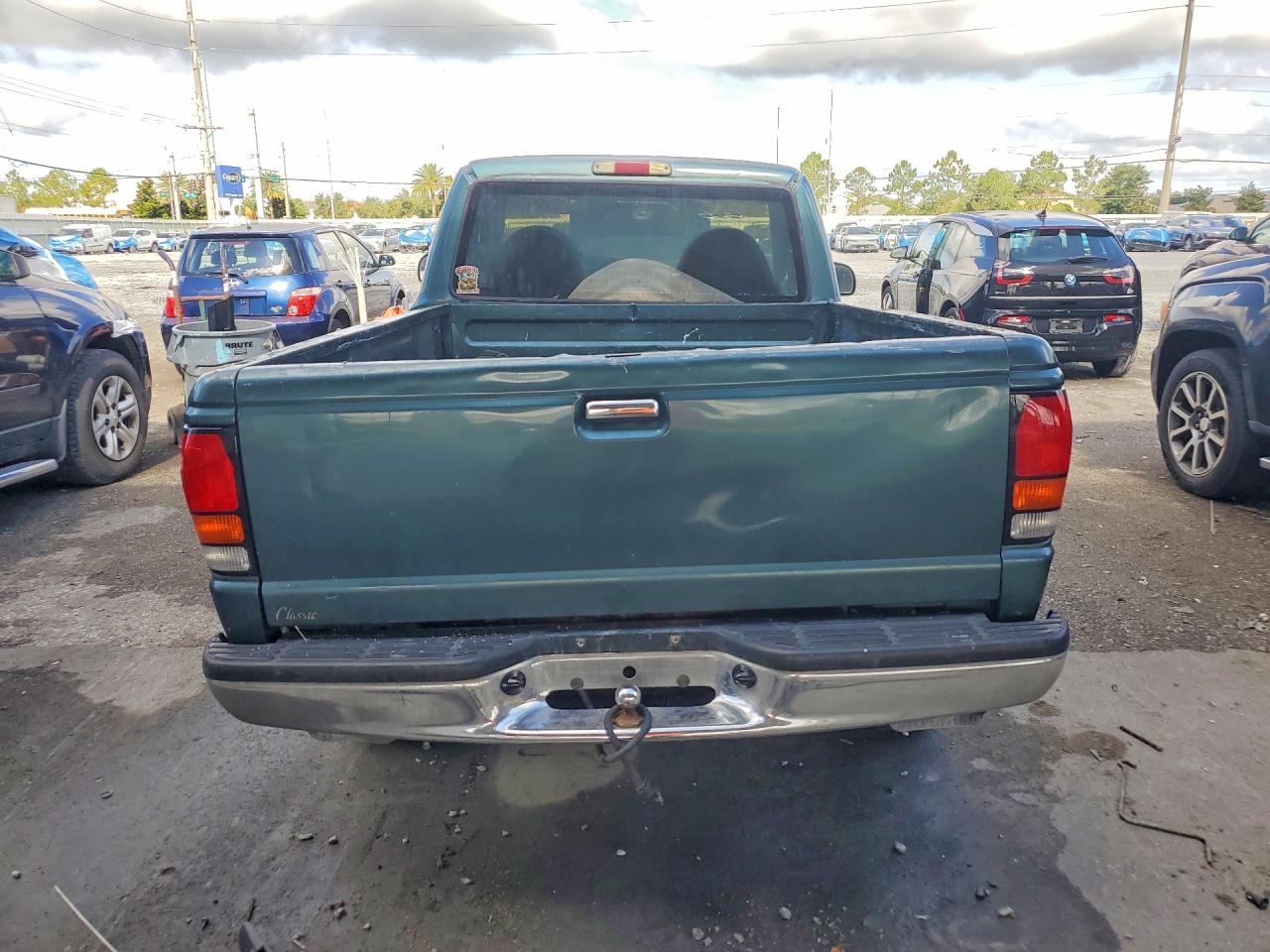 1999 Mazda B2500 Зеленый vin: 4F4YR12C2XTM44633