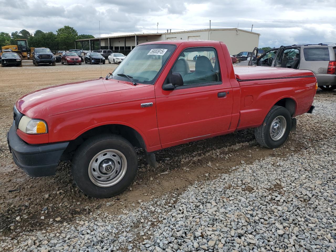 2001 Mazda B2500 Red vin: 4F4YR12C31TM04939