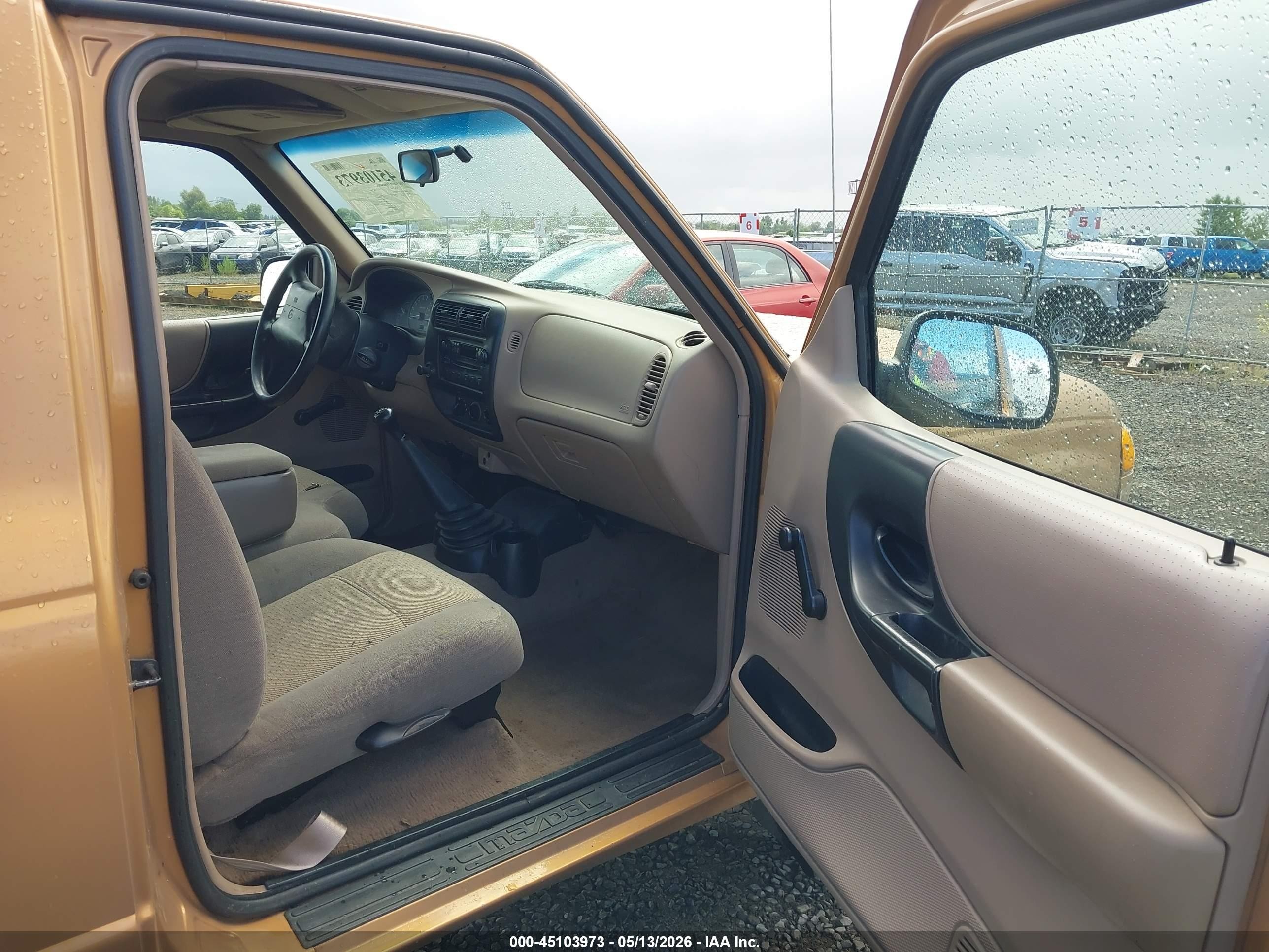 1999 Mazda B2500 Se/sx/tl Оранжевый vin: 4F4YR12C3XTM01936