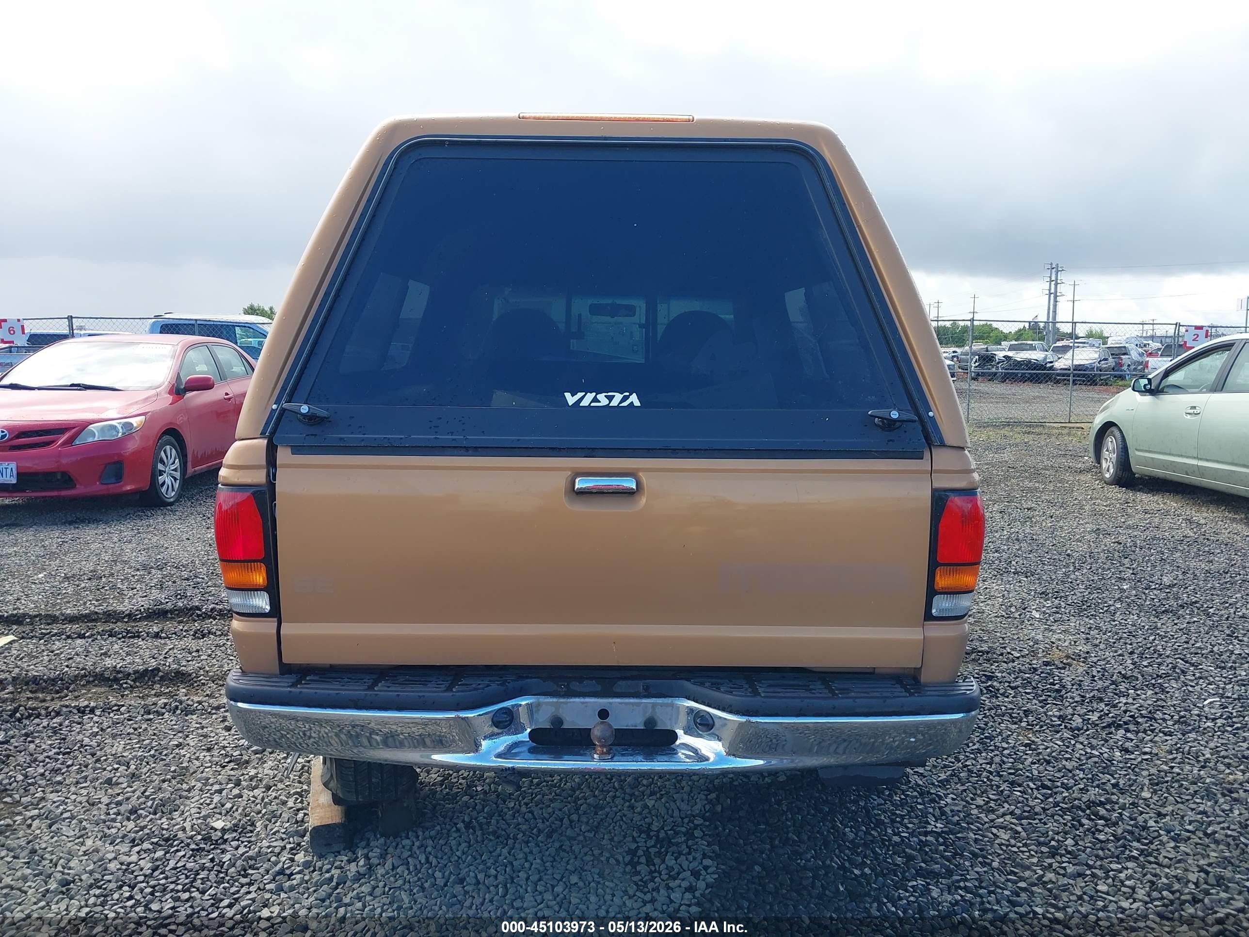 1999 Mazda B2500 Se/sx/tl Оранжевый vin: 4F4YR12C3XTM01936
