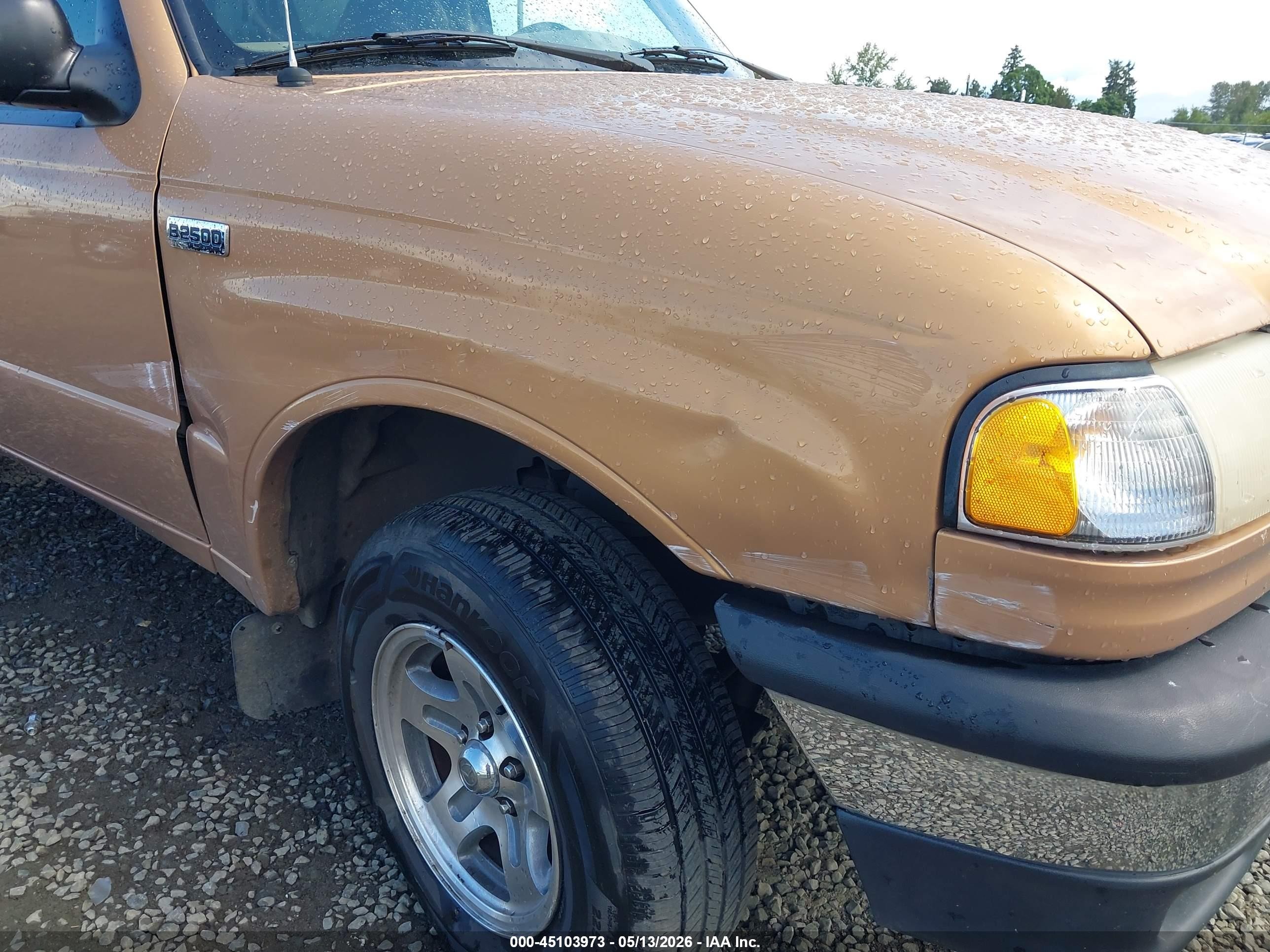 1999 Mazda B2500 Se/sx/tl Оранжевый vin: 4F4YR12C3XTM01936