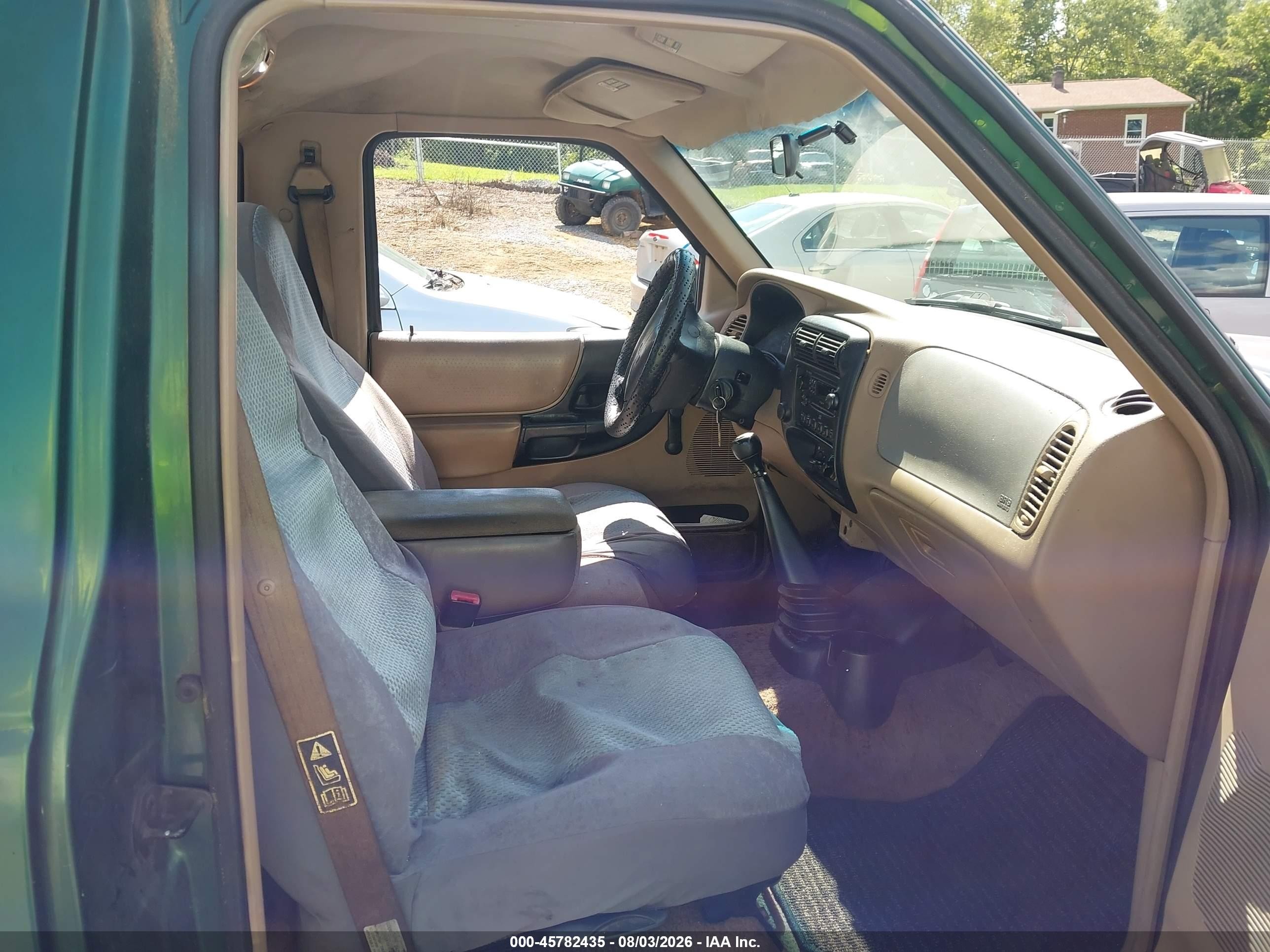 1999 Mazda B2500 Se/sx/tl Green vin: 4F4YR12C3XTM40722