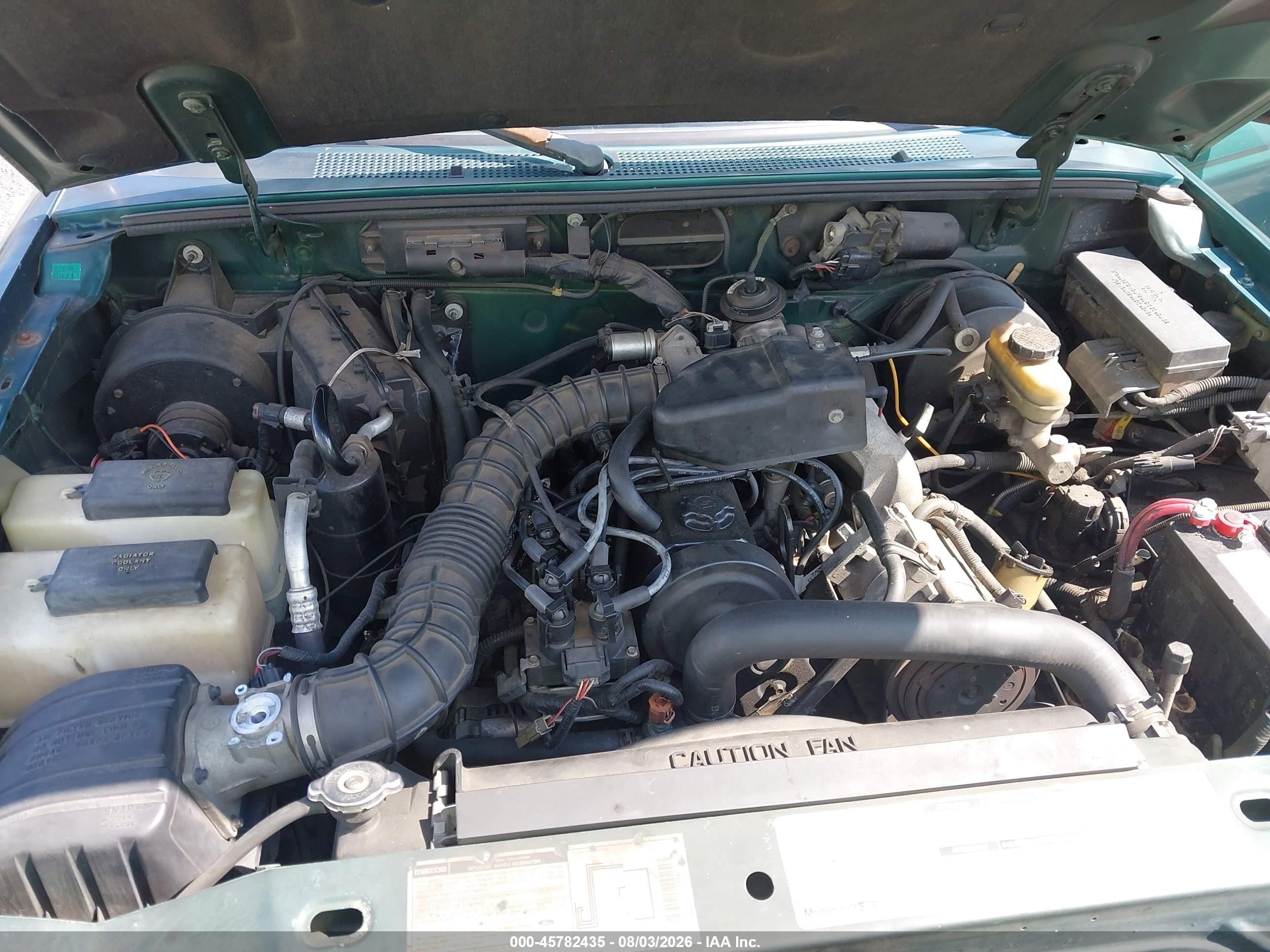 1999 Mazda B2500 Se/sx/tl Green vin: 4F4YR12C3XTM40722