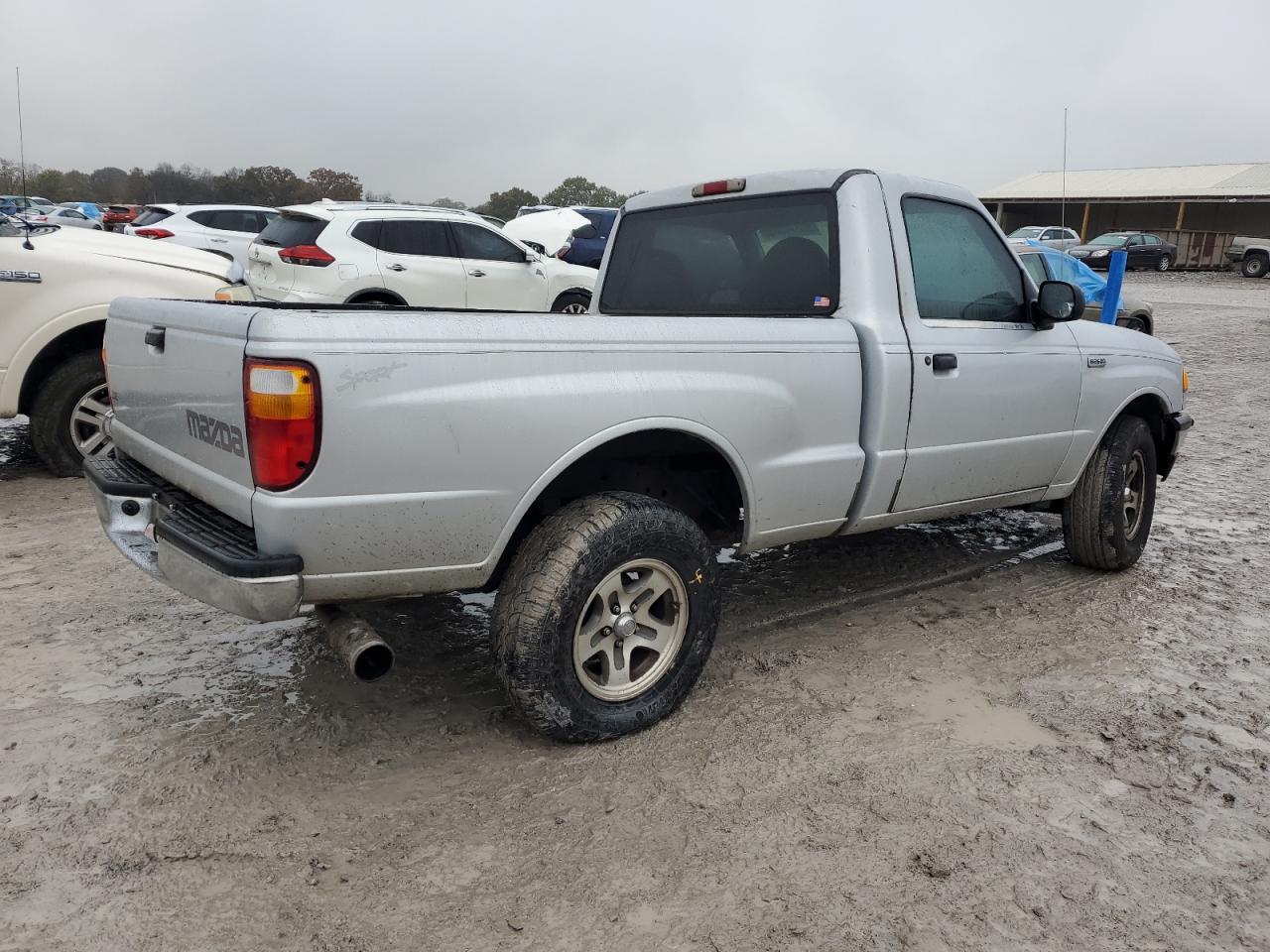 2001 Mazda B2500 Серебряный vin: 4F4YR12C41TM05386