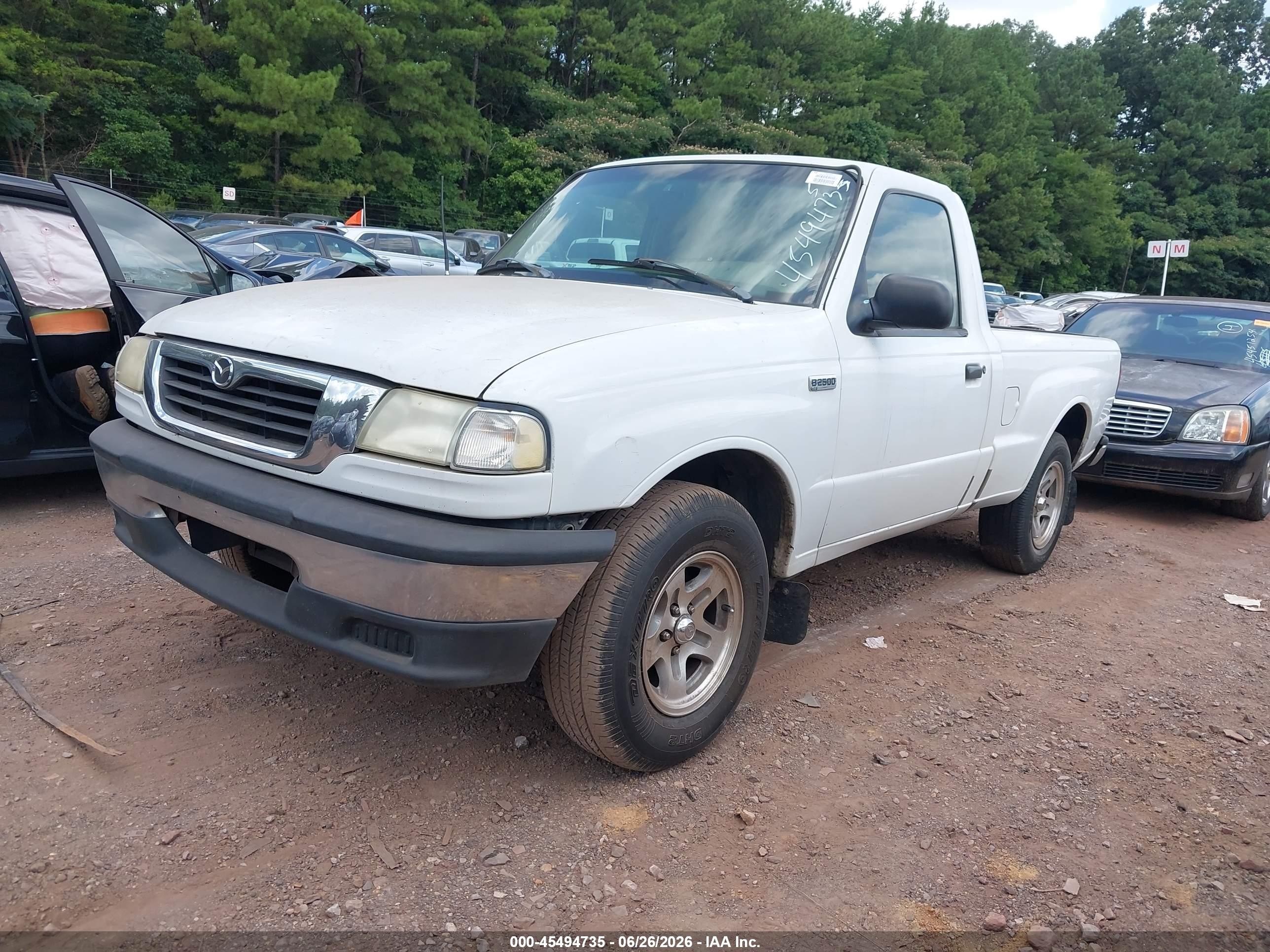 1999 Mazda B2500 Se/sx/tl White vin: 4F4YR12C4XTM17174