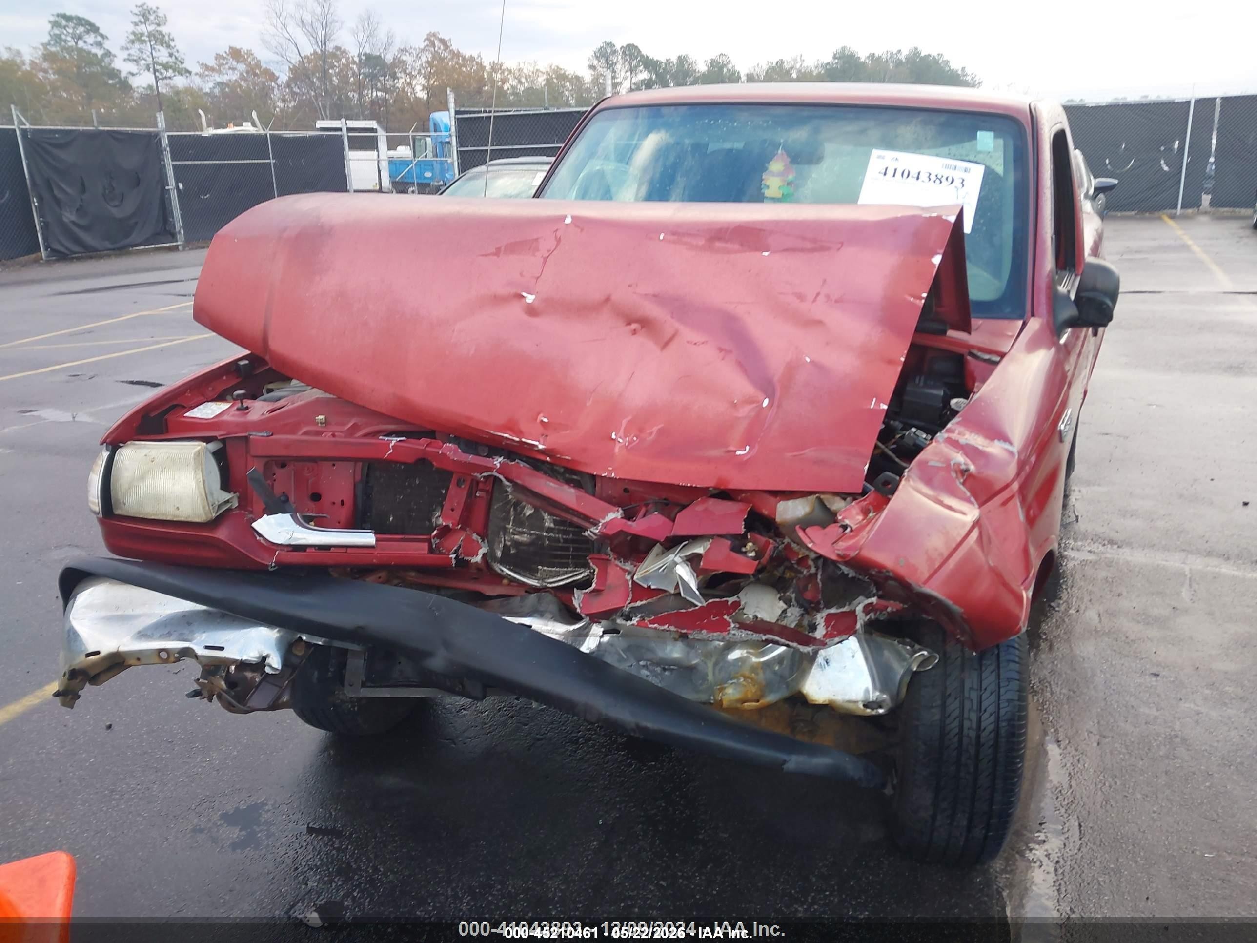 1999 Mazda B2500 Se/sx/tl Burgundy vin: 4F4YR12C4XTM23458