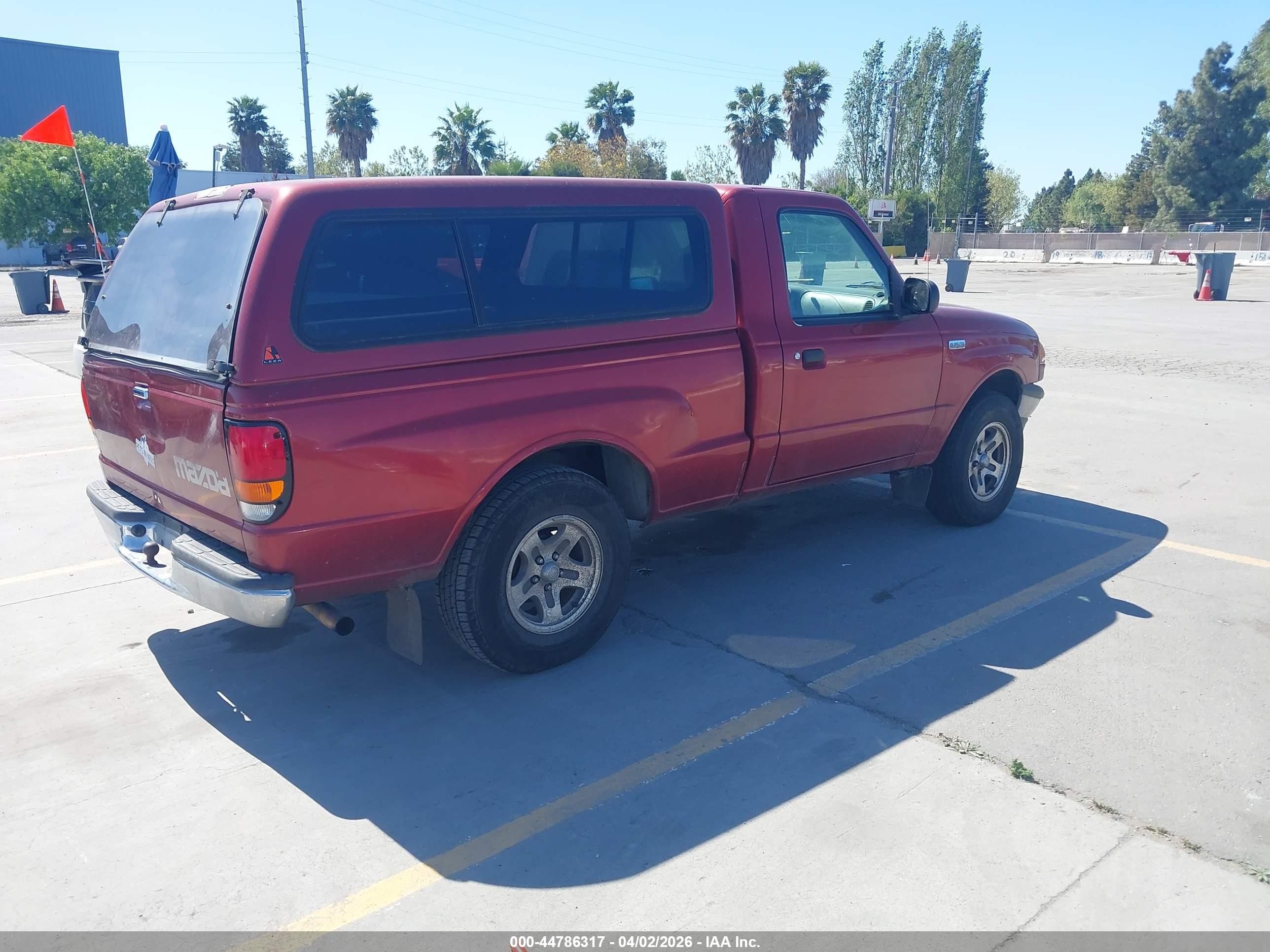 1999 Mazda B2500 Se/sx/tl Red vin: 4F4YR12C5XTM10797