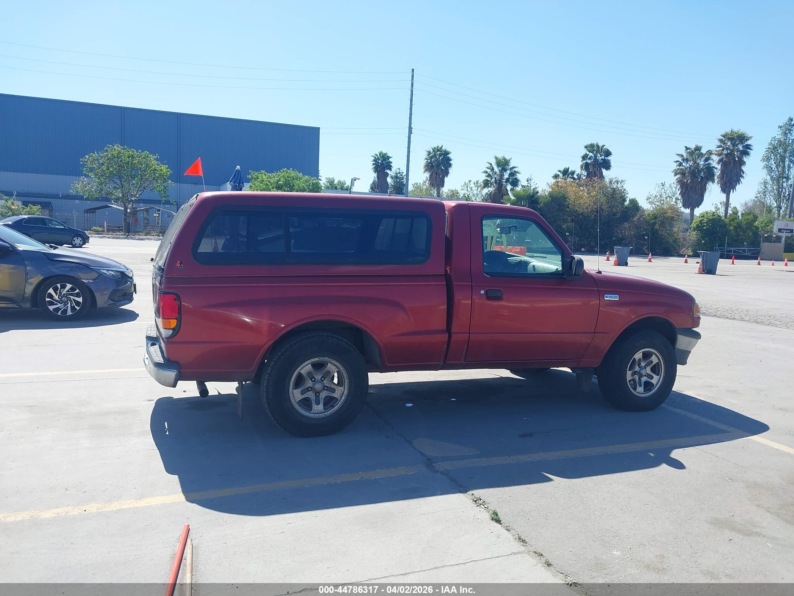 1999 Mazda B2500 Se/sx/tl Red vin: 4F4YR12C5XTM10797