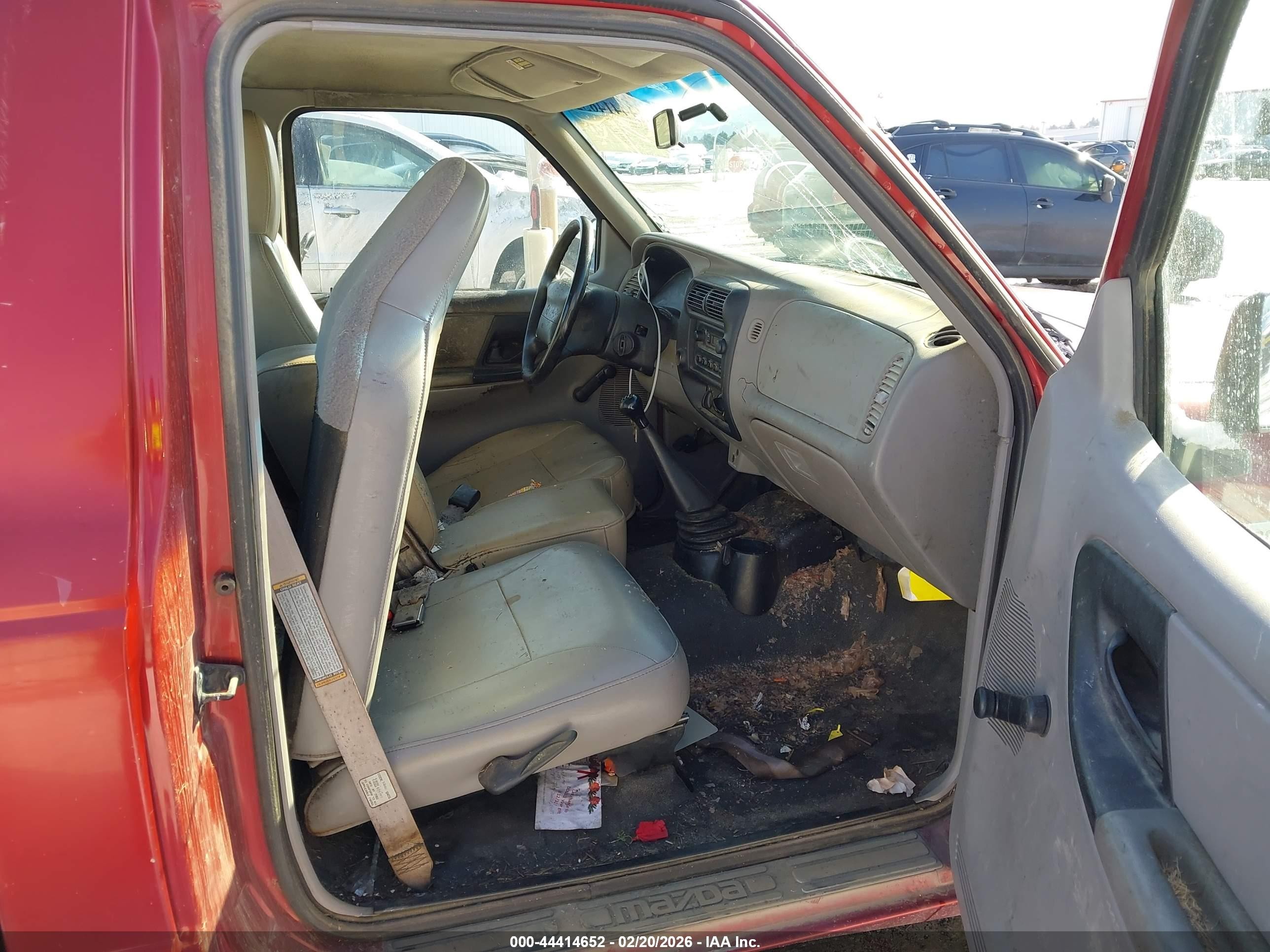 1999 Mazda B2500 Se/sx/tl Красный vin: 4F4YR12C5XTM45260