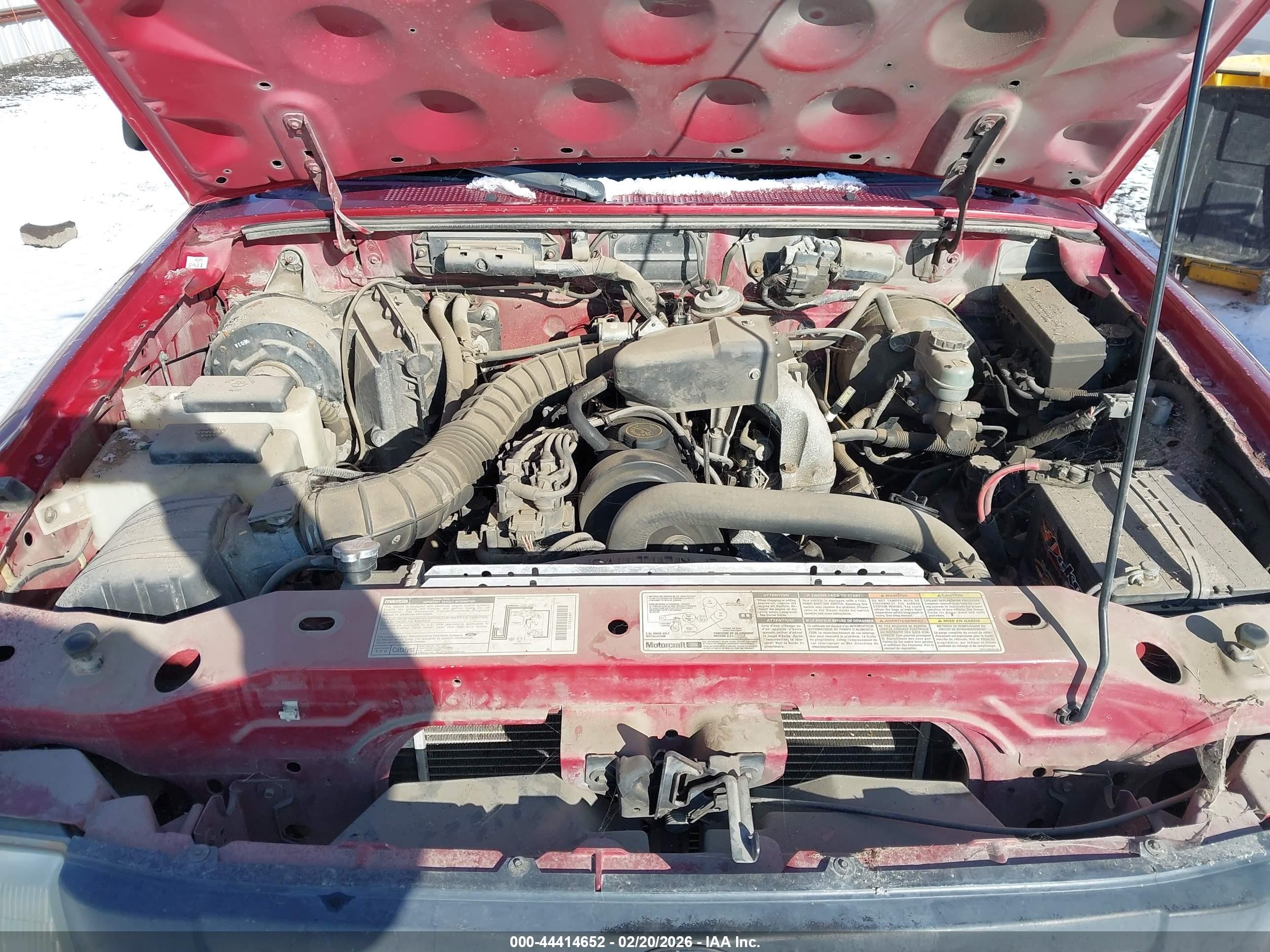 1999 Mazda B2500 Se/sx/tl Красный vin: 4F4YR12C5XTM45260