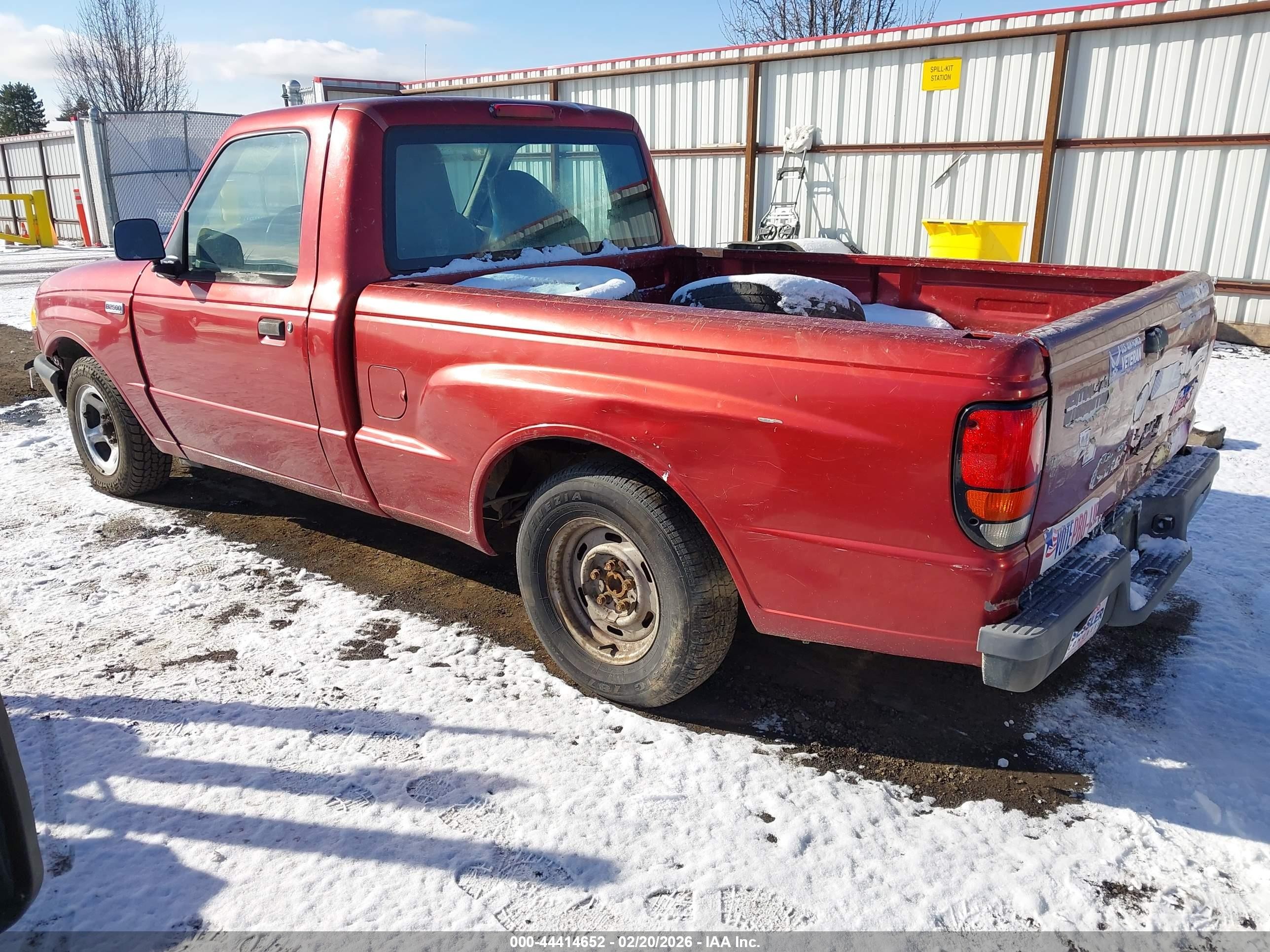 1999 Mazda B2500 Se/sx/tl Красный vin: 4F4YR12C5XTM45260