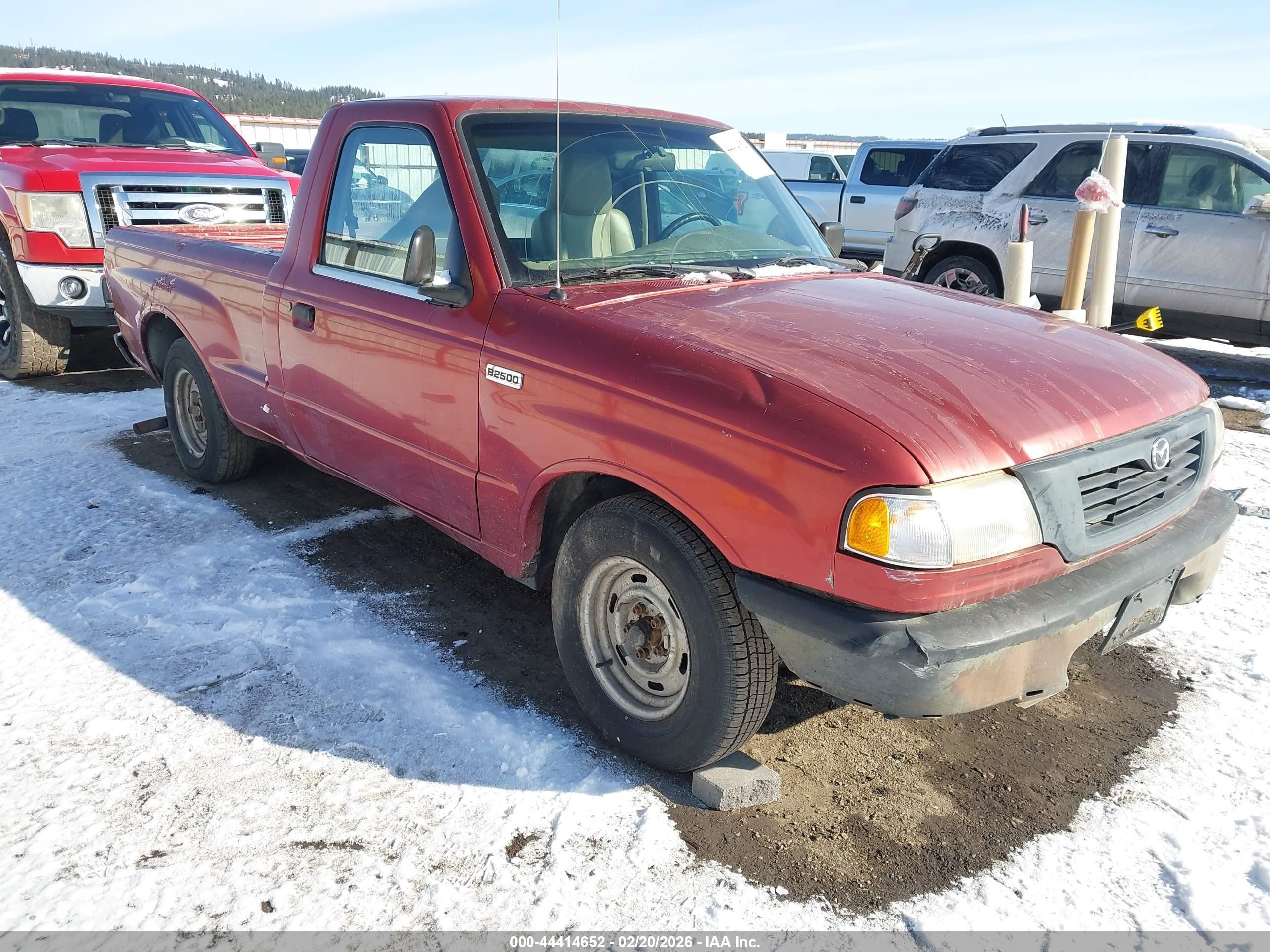 1999 Mazda B2500 Se/sx/tl Красный vin: 4F4YR12C5XTM45260