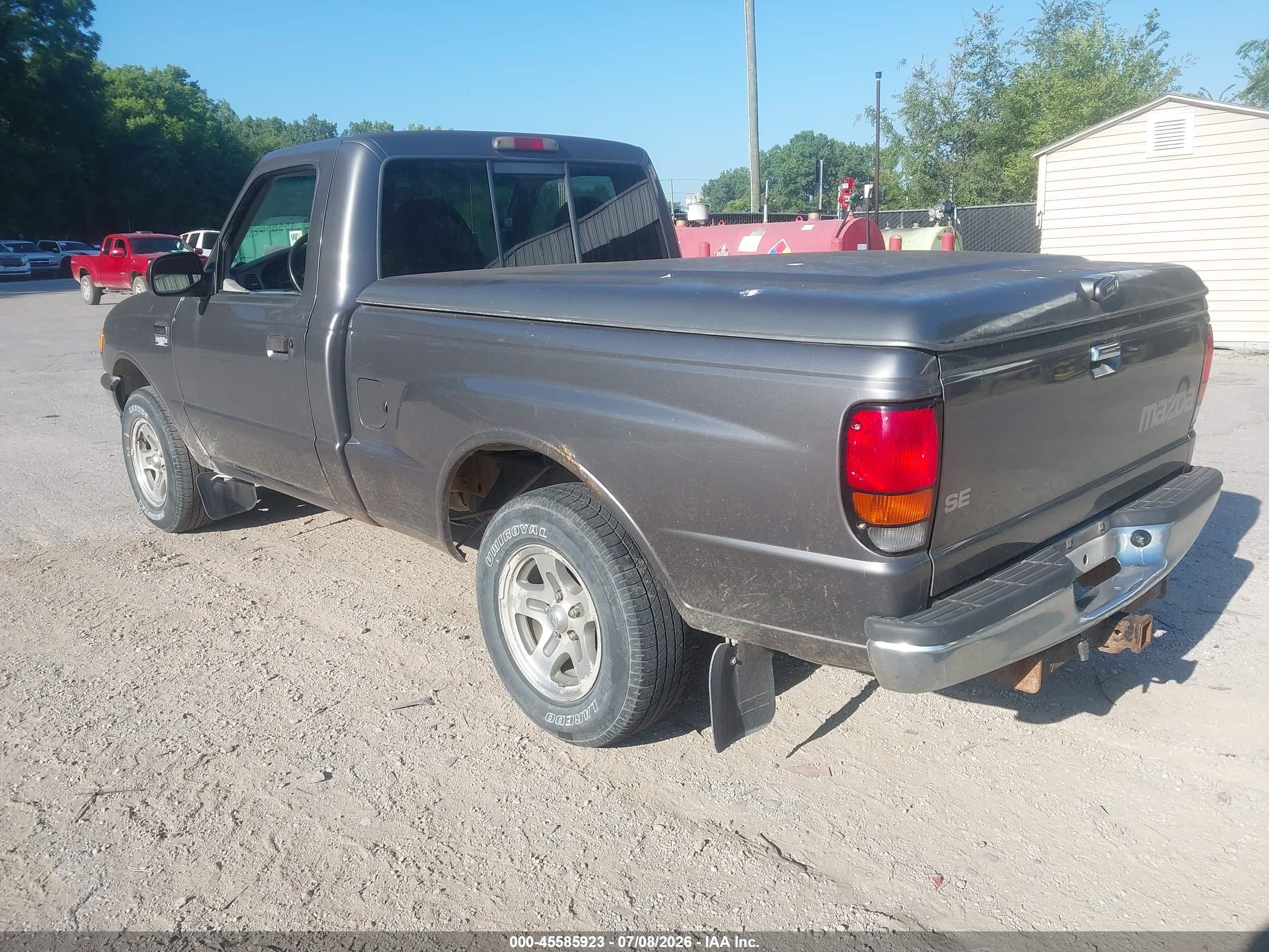 2000 Mazda B2500 Se/sx Gray vin: 4F4YR12C5YTM20926