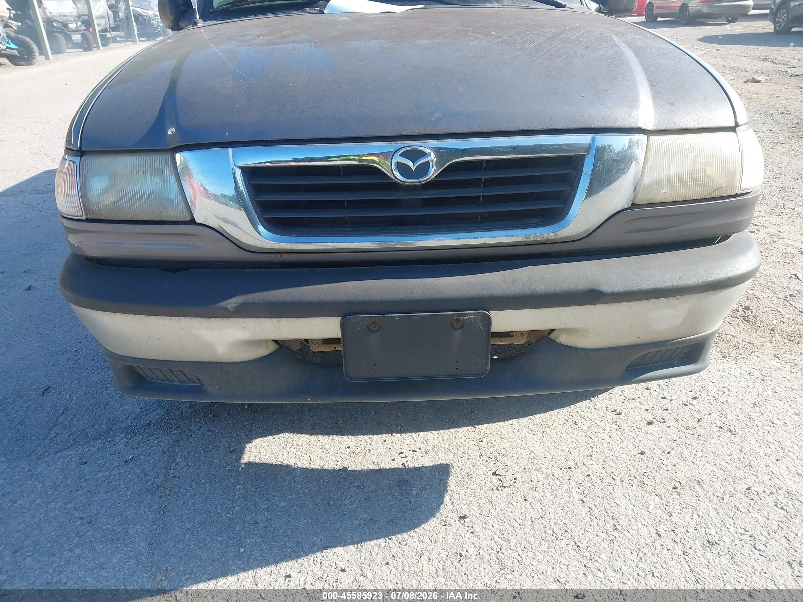 2000 Mazda B2500 Se/sx Gray vin: 4F4YR12C5YTM20926