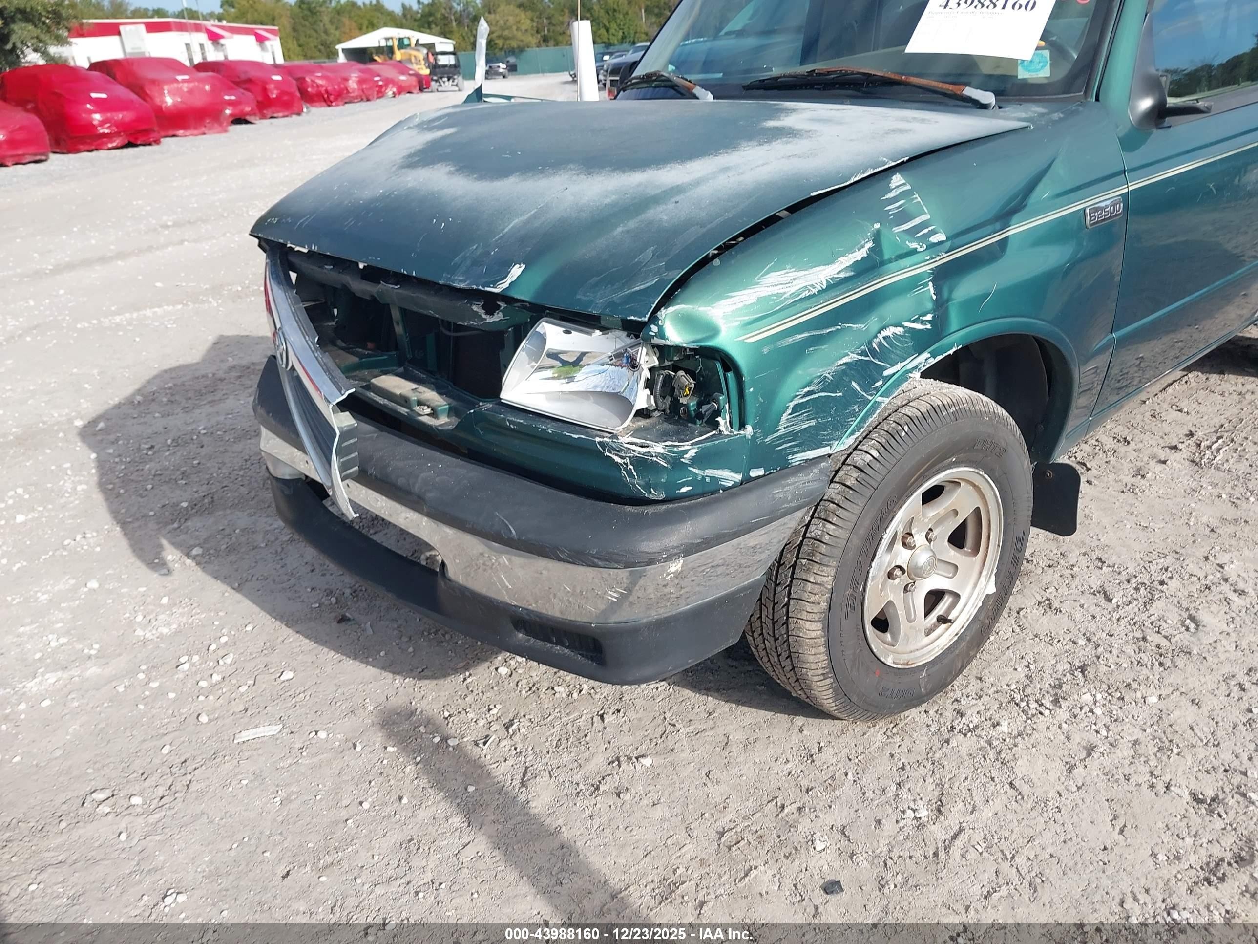 1999 Mazda B2500 Se/sx/tl Green vin: 4F4YR12C6XTM29214