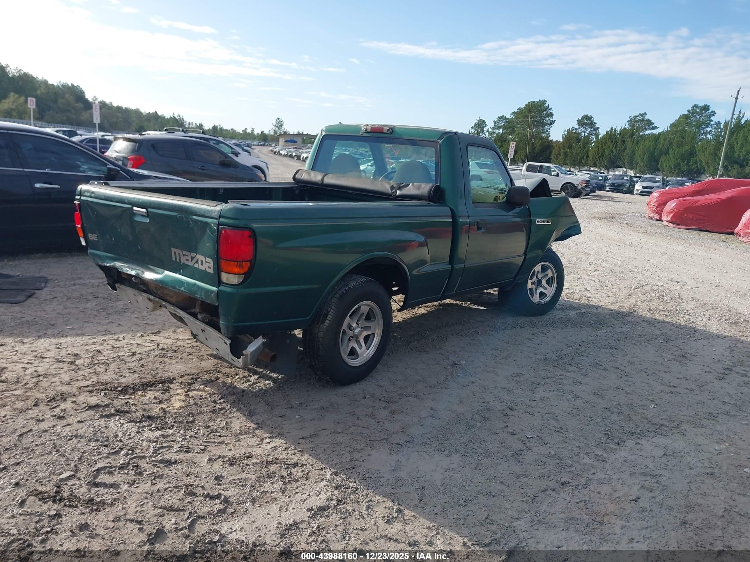 1999 Mazda B2500 Se/sx/tl Green vin: 4F4YR12C6XTM29214