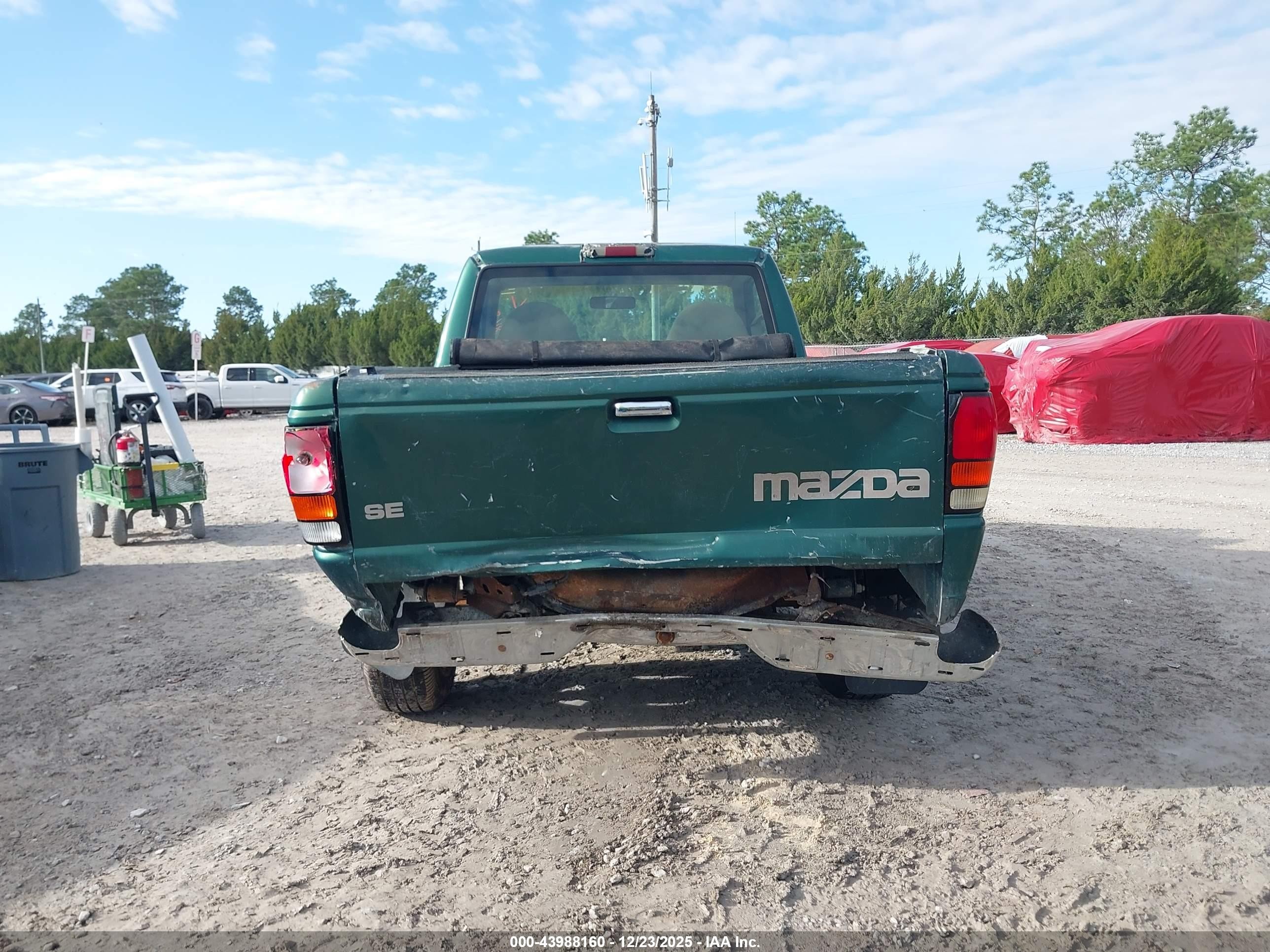 1999 Mazda B2500 Se/sx/tl Green vin: 4F4YR12C6XTM29214