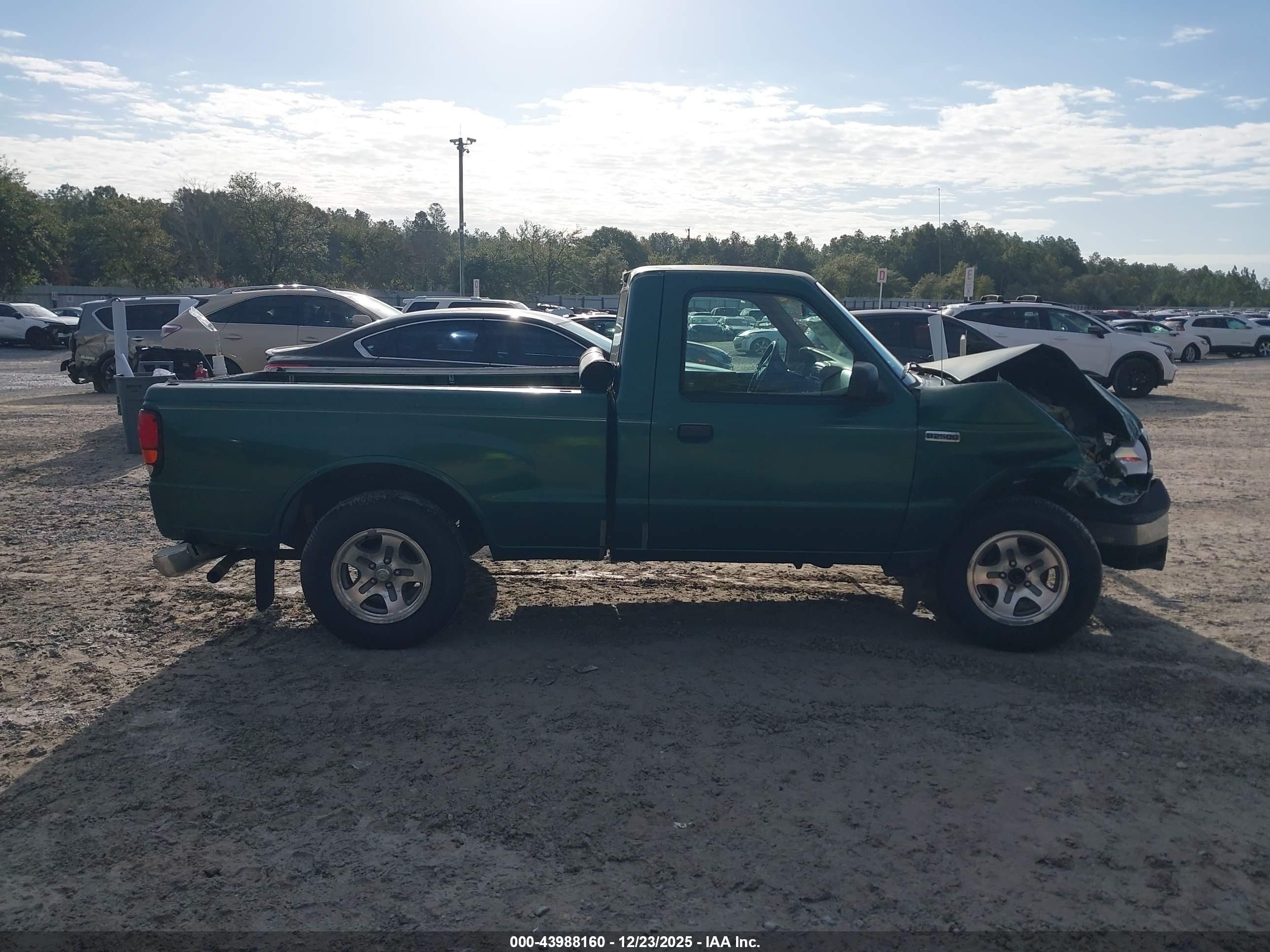 1999 Mazda B2500 Se/sx/tl Green vin: 4F4YR12C6XTM29214