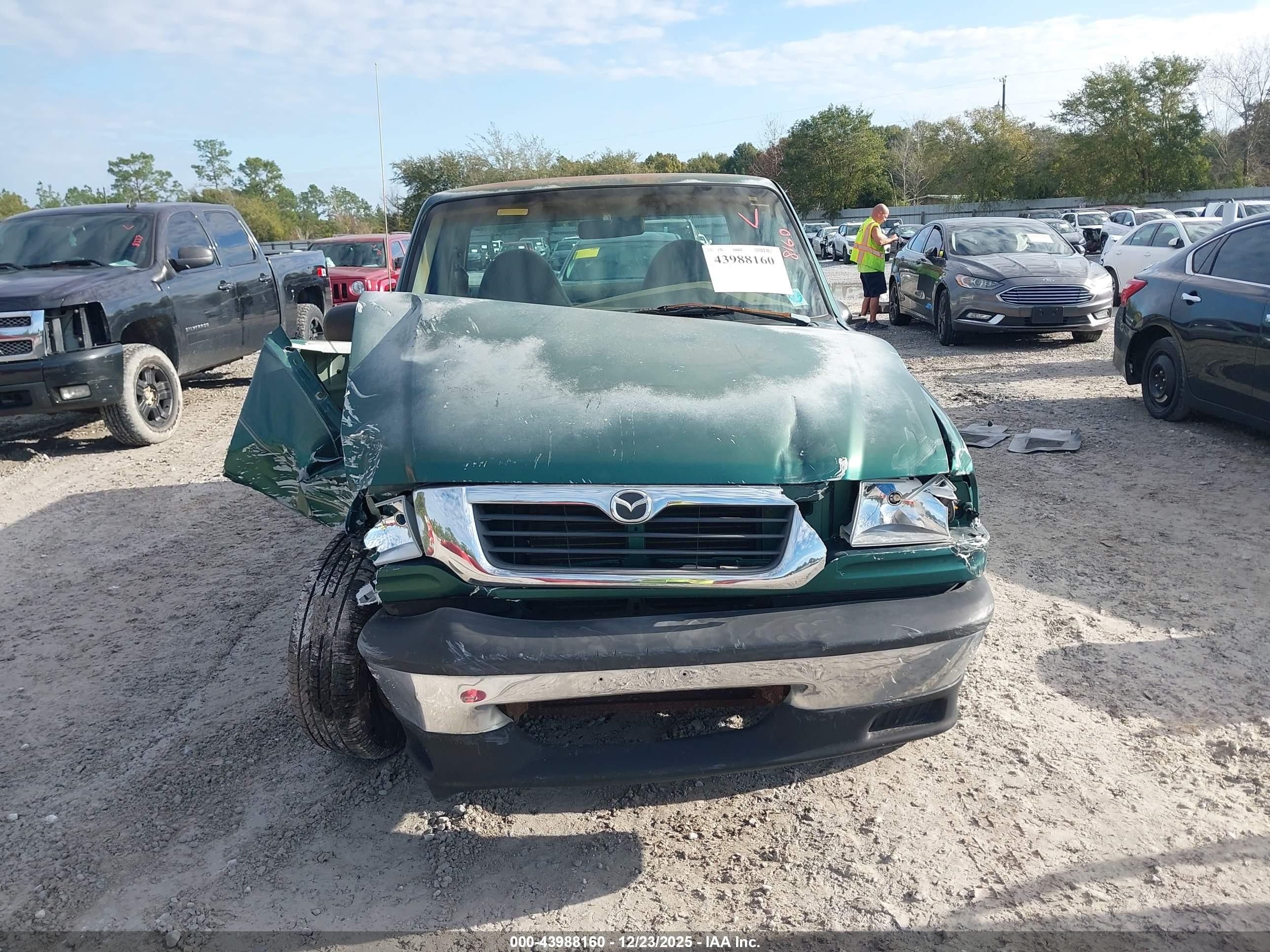 1999 Mazda B2500 Se/sx/tl Green vin: 4F4YR12C6XTM29214