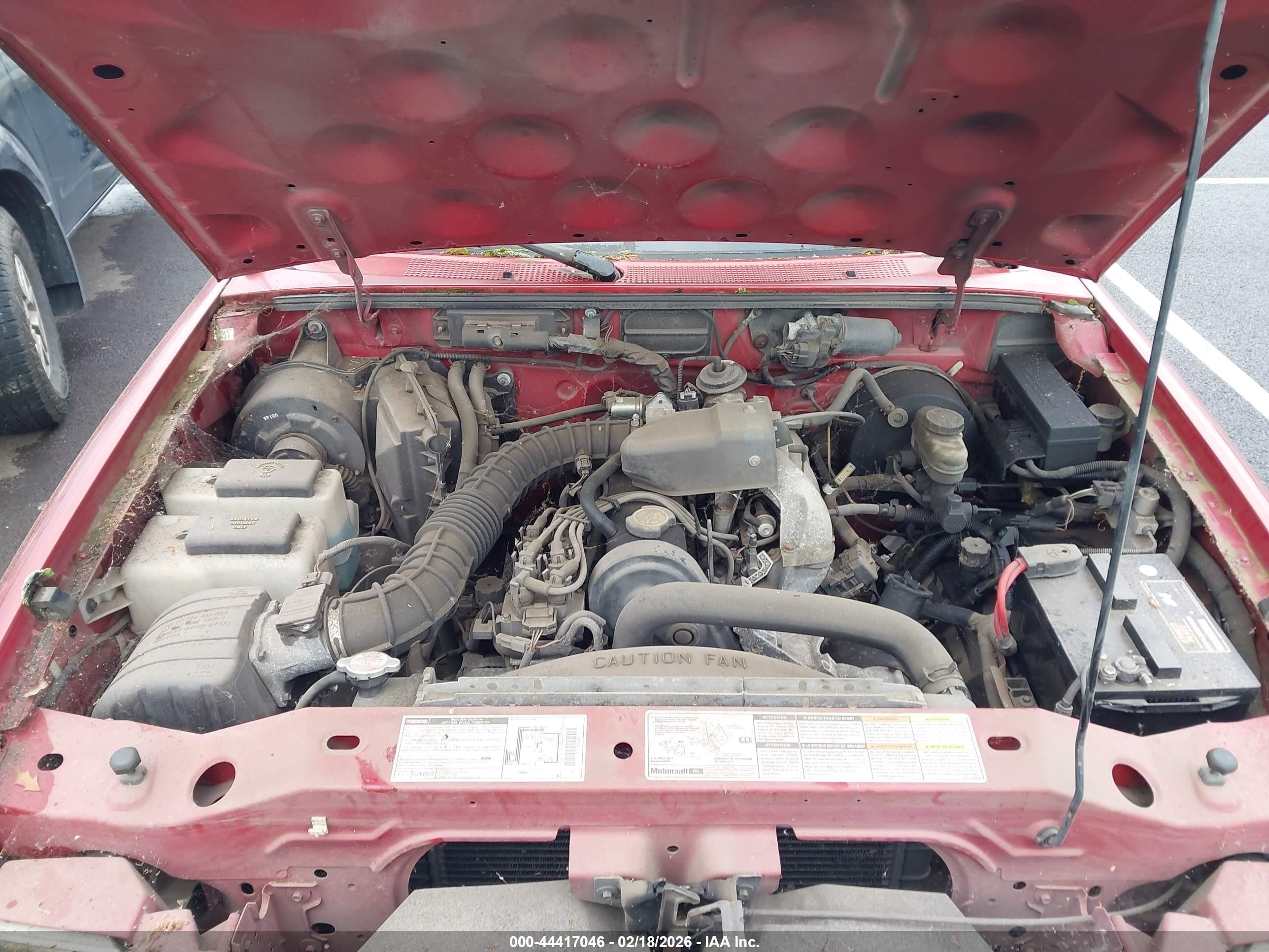 1999 Mazda B2500 Se/sx/tl Красный vin: 4F4YR12C6XTM33084