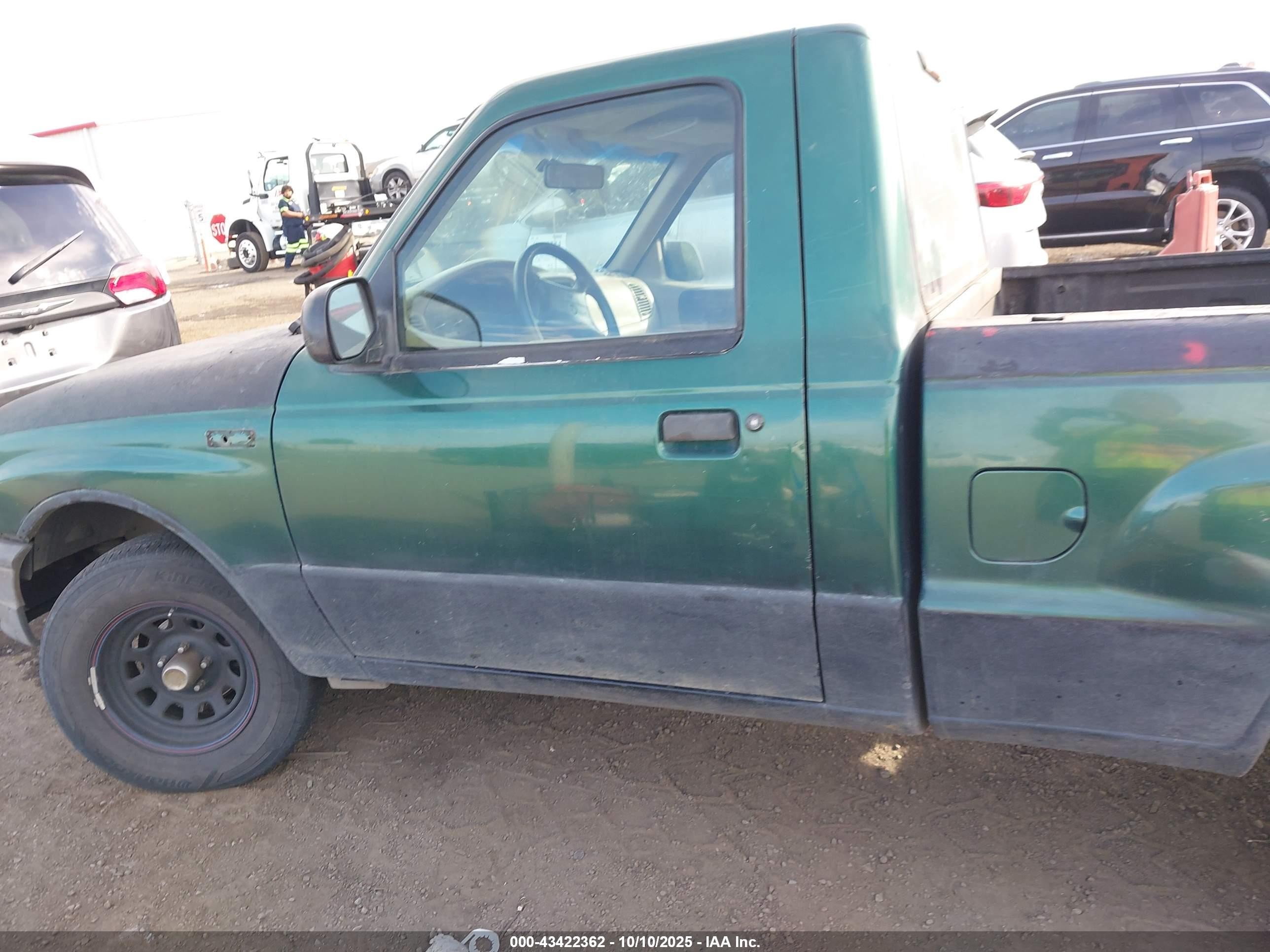 1999 Mazda B2500 Se/sx/tl Green vin: 4F4YR12C6XTM47017