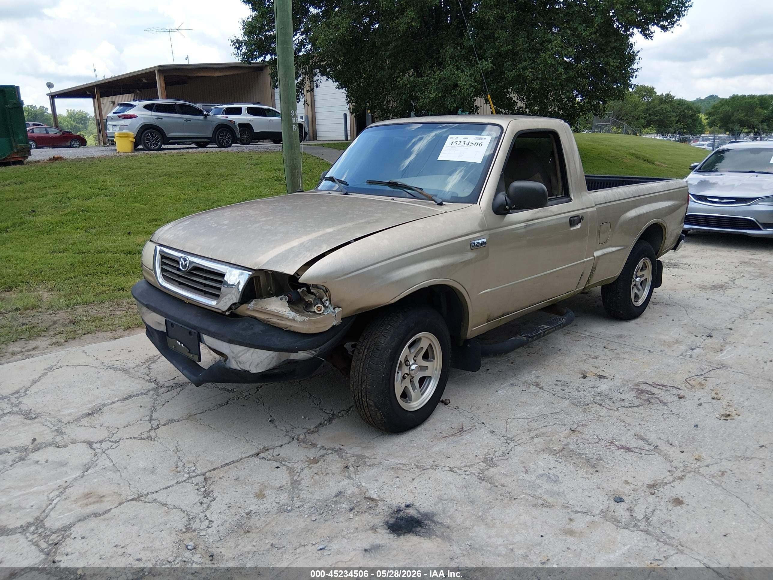 1999 Mazda B2500 Se/sx/tl Gold vin: 4F4YR12C7XTM38746