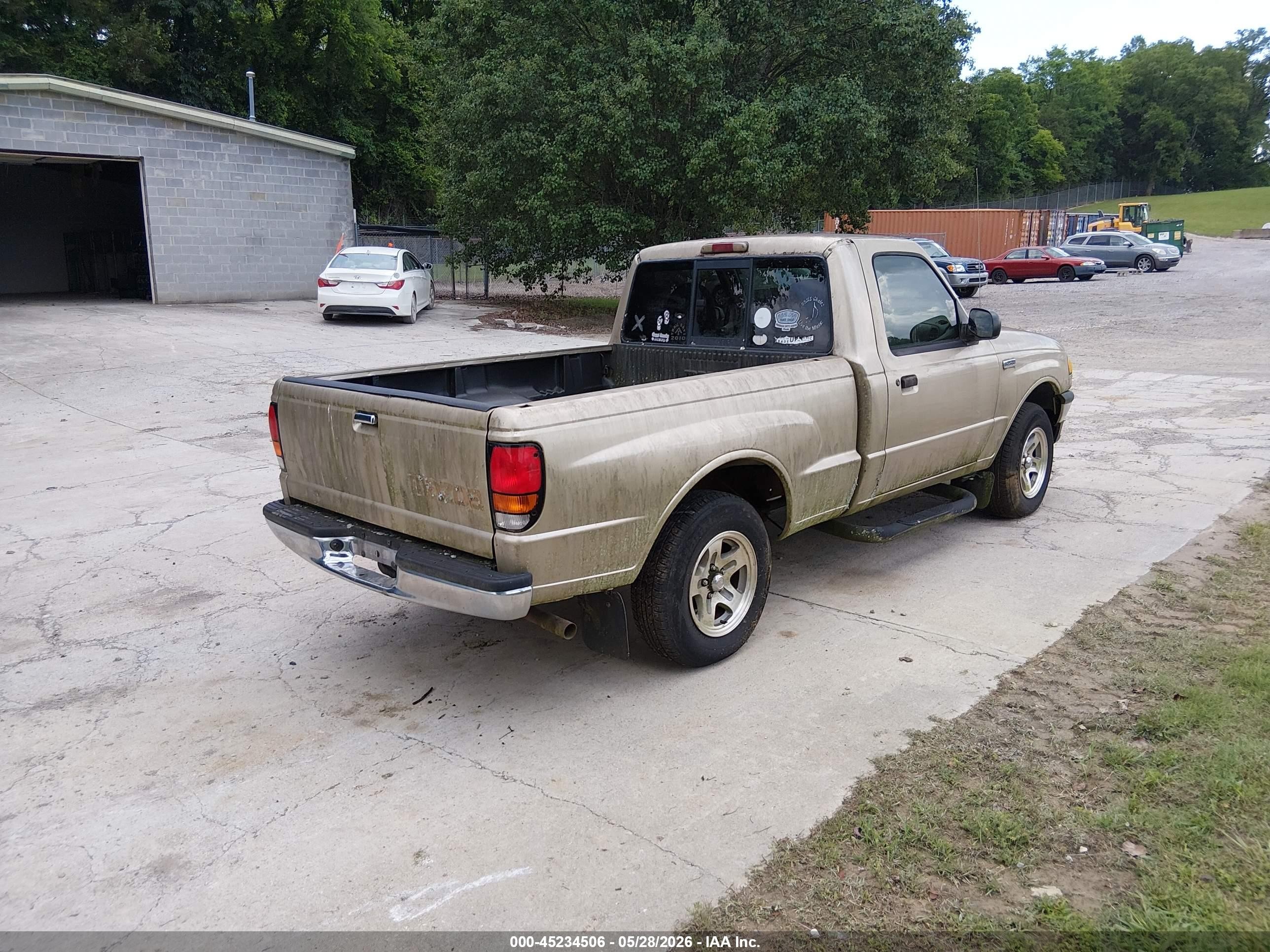1999 Mazda B2500 Se/sx/tl Gold vin: 4F4YR12C7XTM38746