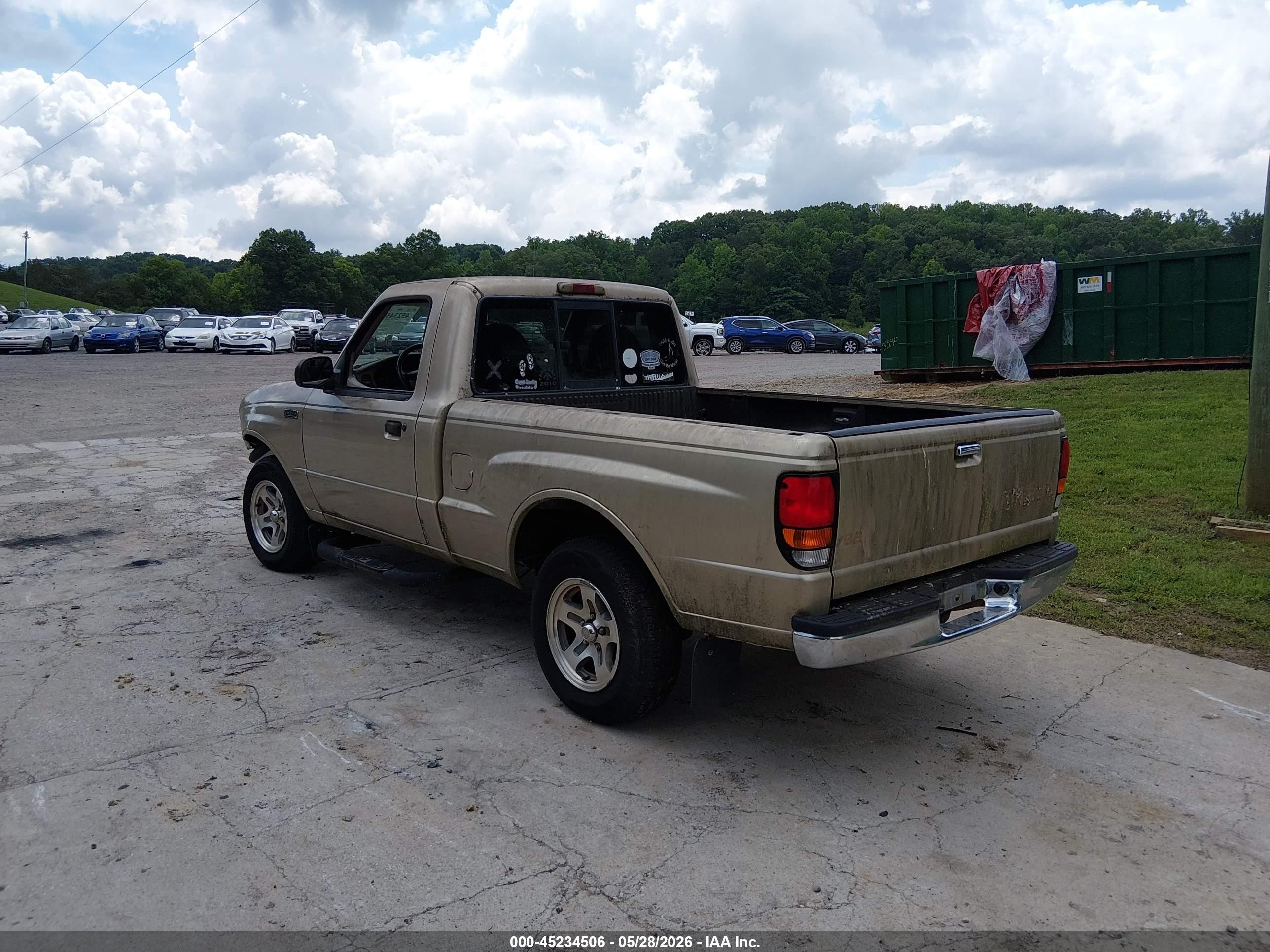 1999 Mazda B2500 Se/sx/tl Gold vin: 4F4YR12C7XTM38746