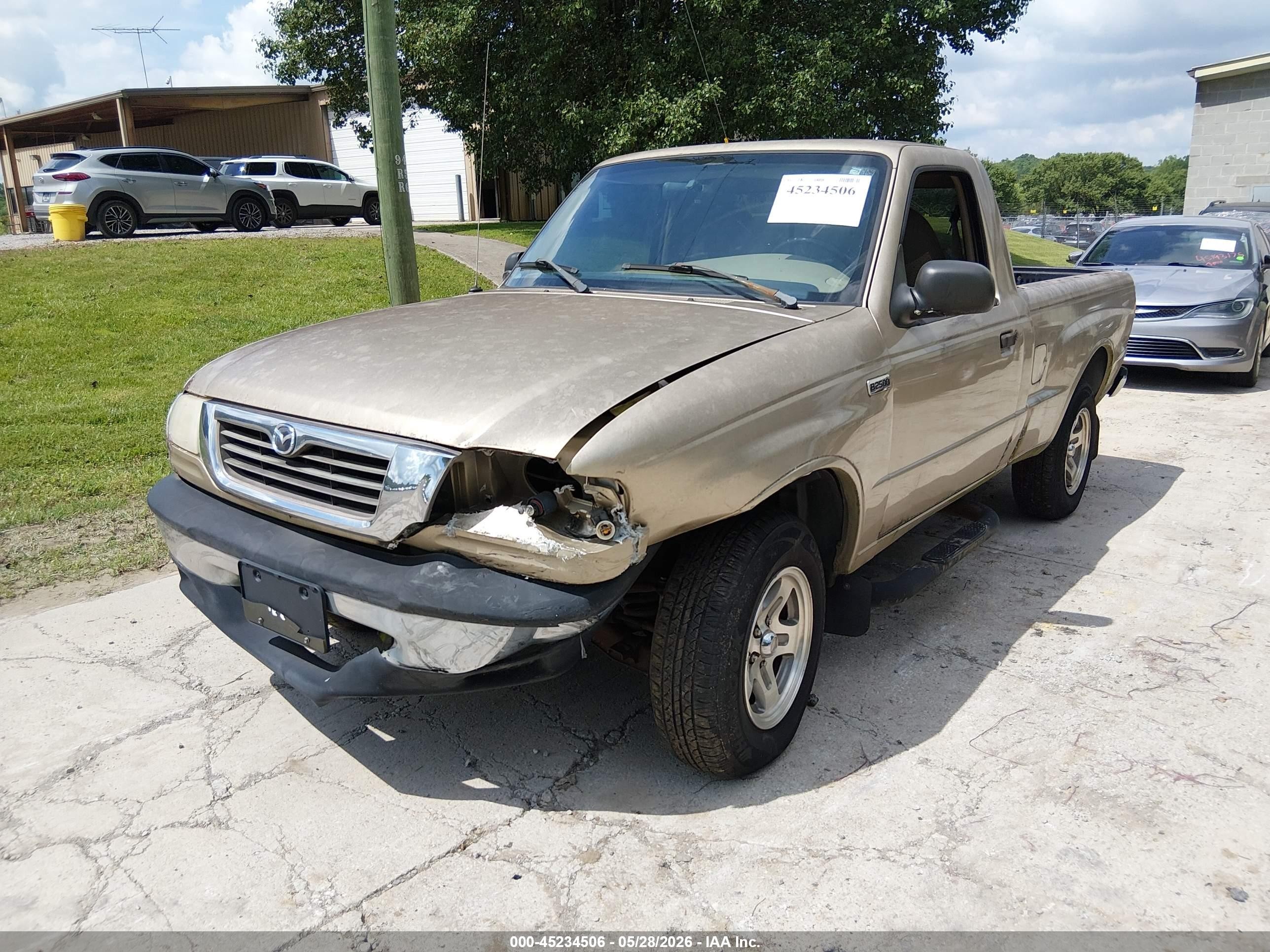 1999 Mazda B2500 Se/sx/tl Gold vin: 4F4YR12C7XTM38746