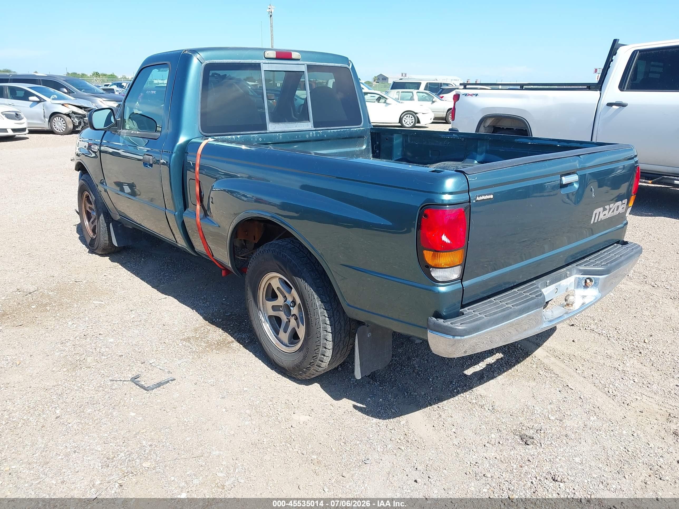 1999 Mazda B2500 Se/sx/tl Green vin: 4F4YR12C7XTM40478