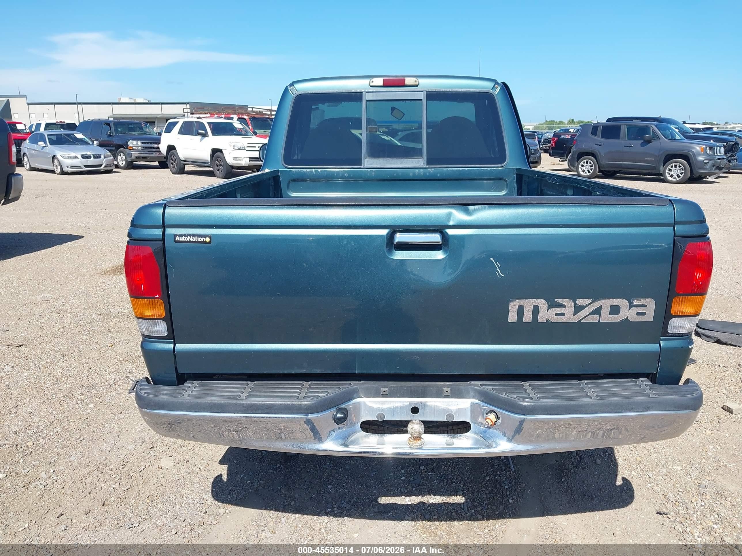 1999 Mazda B2500 Se/sx/tl Green vin: 4F4YR12C7XTM40478