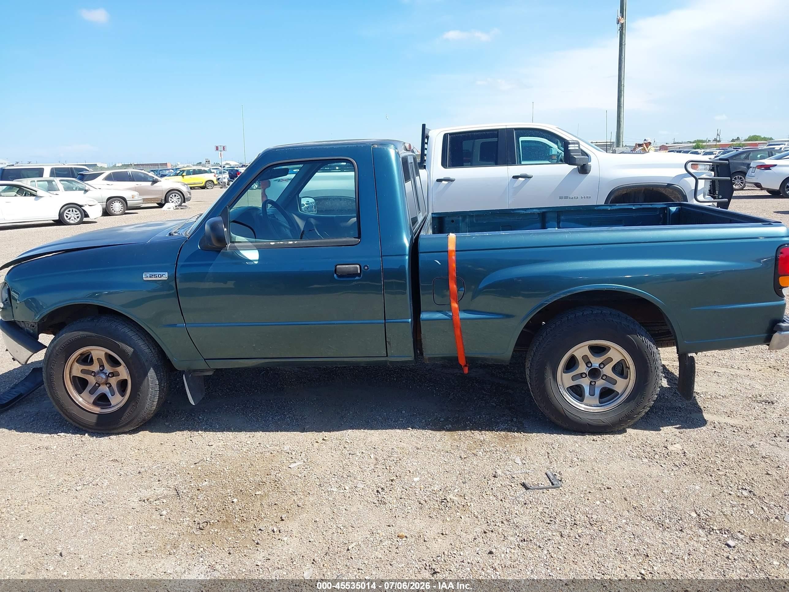 1999 Mazda B2500 Se/sx/tl Green vin: 4F4YR12C7XTM40478