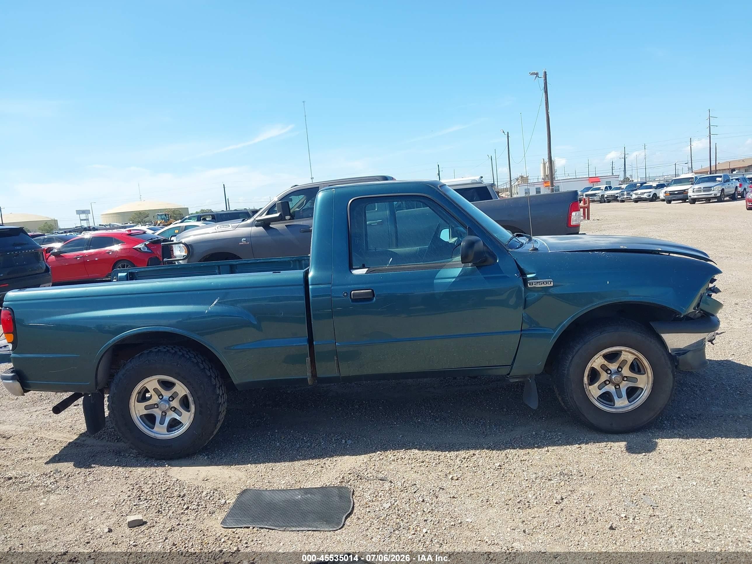 1999 Mazda B2500 Se/sx/tl Green vin: 4F4YR12C7XTM40478