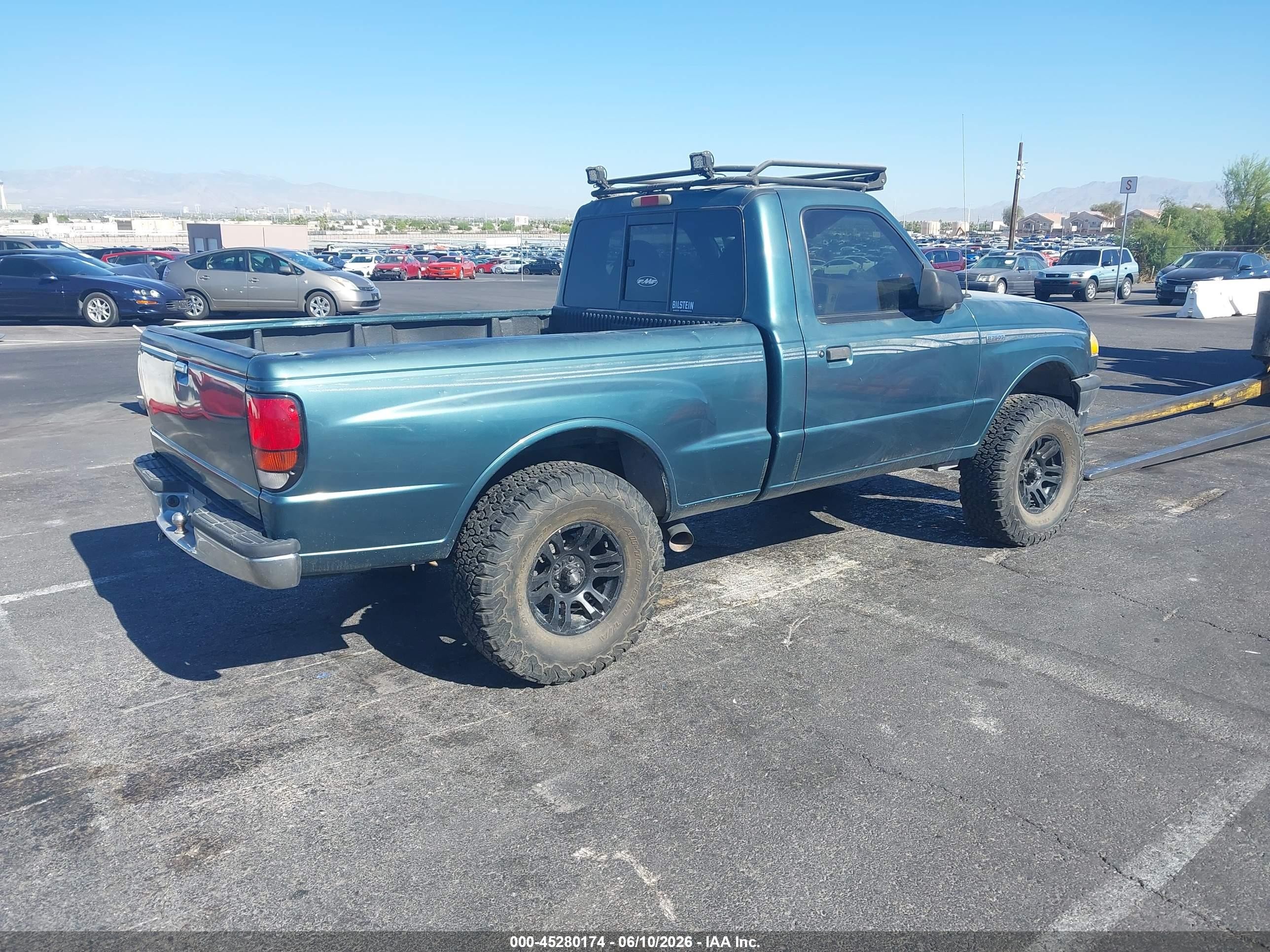 2000 Mazda B2500 Se/sx Green vin: 4F4YR12C7YTM16926