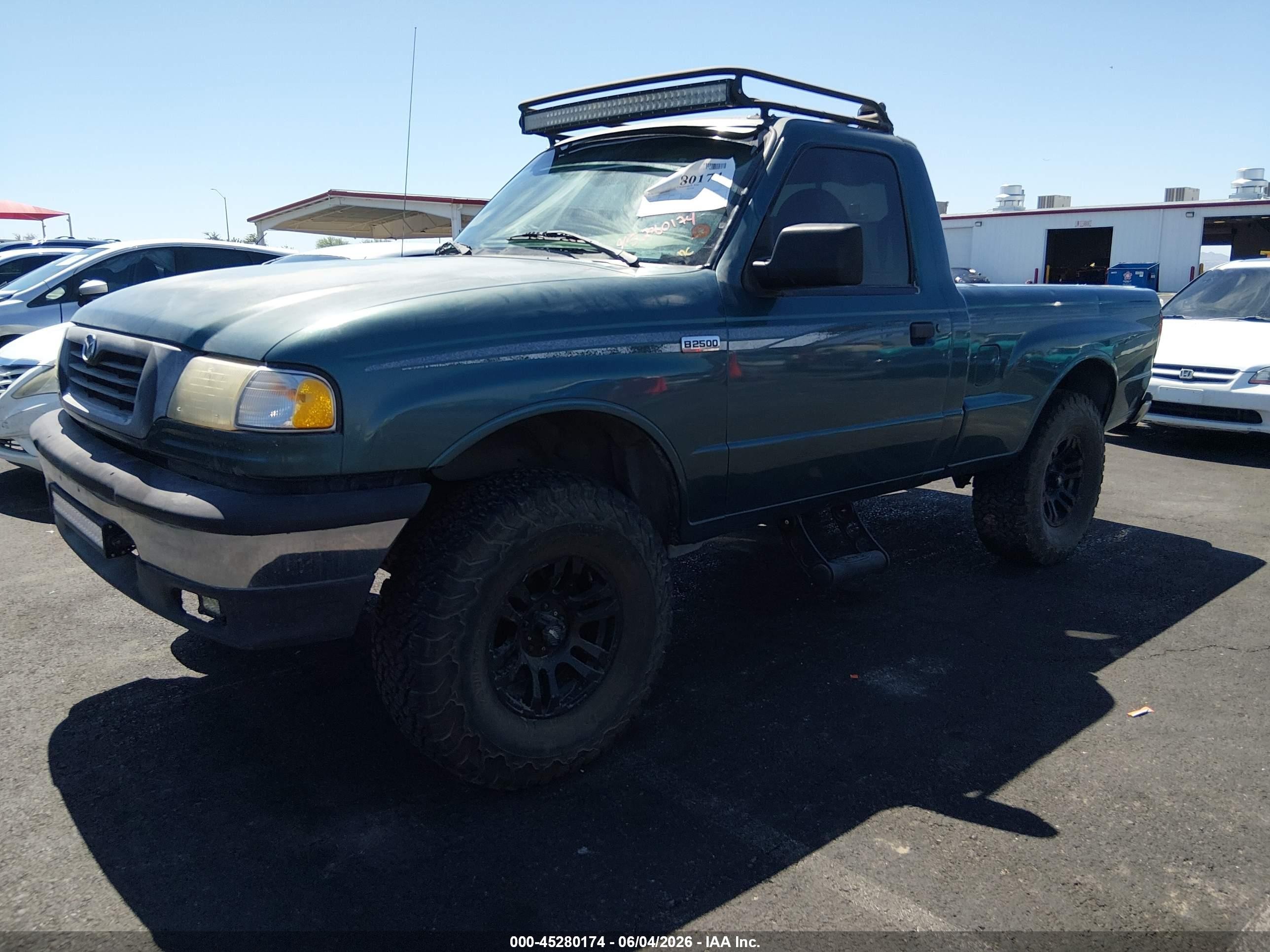 2000 Mazda B2500 Se/sx Green vin: 4F4YR12C7YTM16926