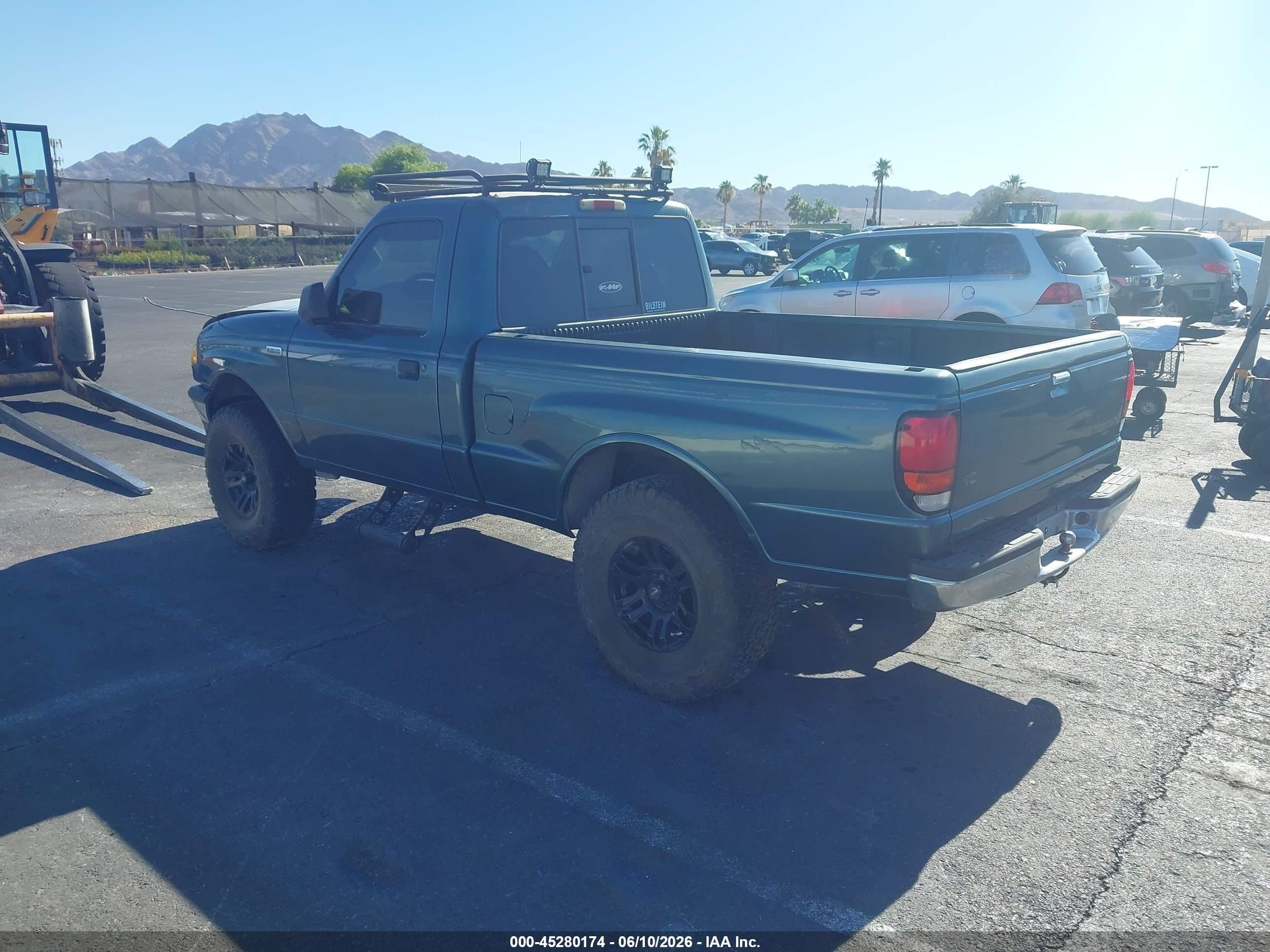 2000 Mazda B2500 Se/sx Green vin: 4F4YR12C7YTM16926