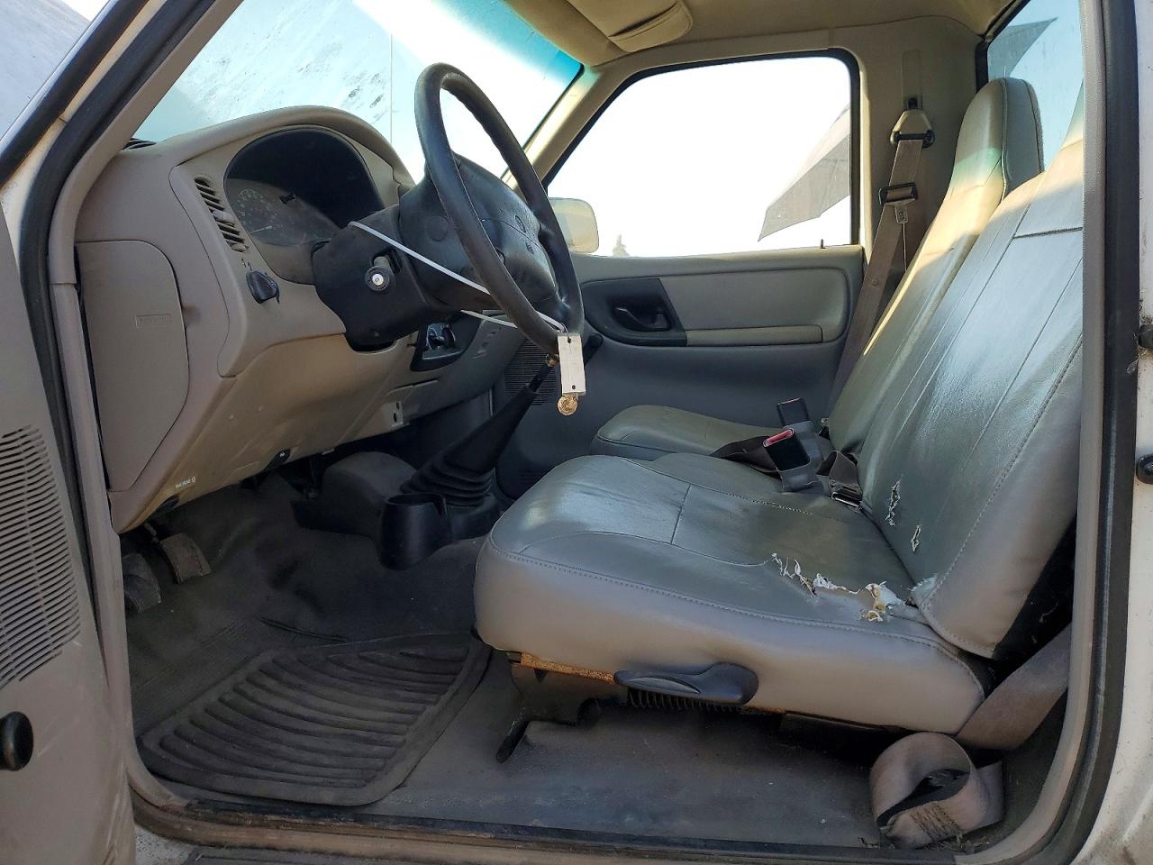 1999 Mazda B2500 White vin: 4F4YR12C8XTM00362