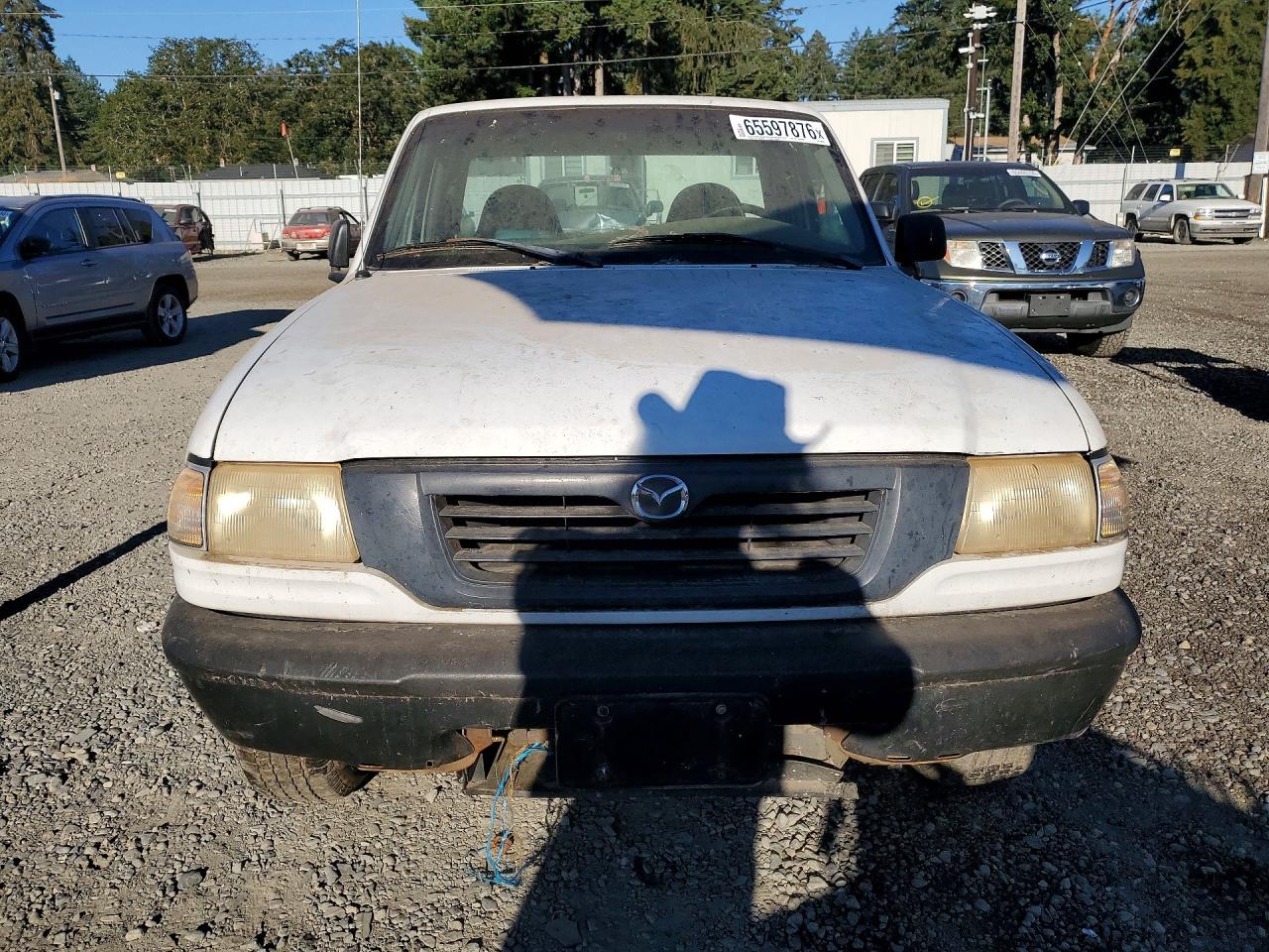 1999 Mazda B2500 White vin: 4F4YR12C8XTM00362