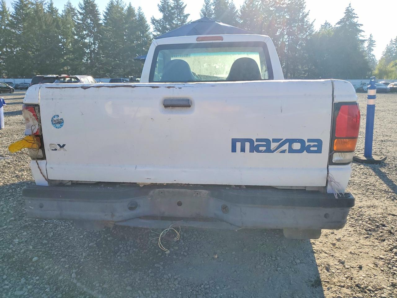 1999 Mazda B2500 White vin: 4F4YR12C8XTM00362