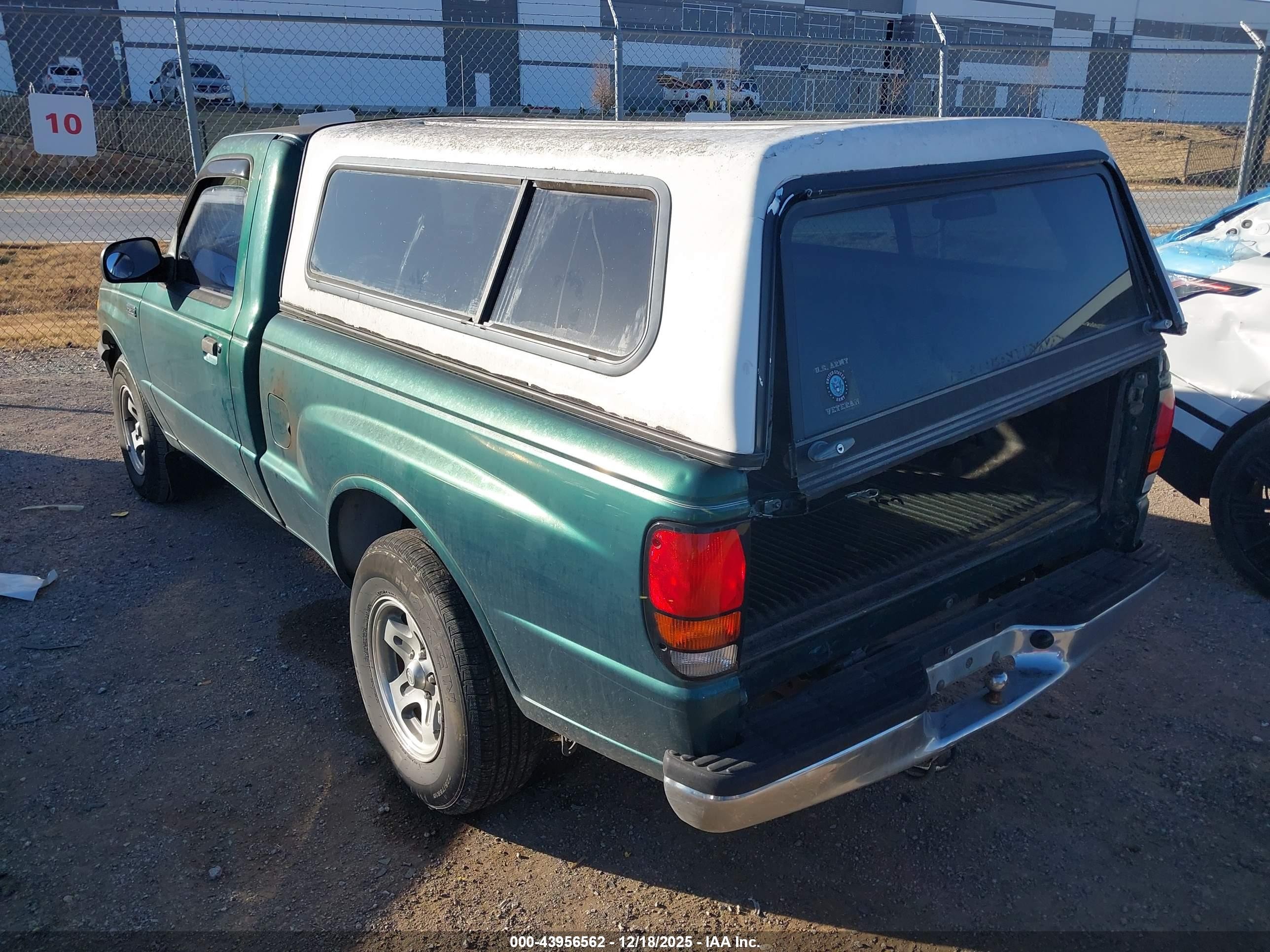 1999 Mazda B2500 Se/sx/tl Зеленый vin: 4F4YR12C8XTM01611
