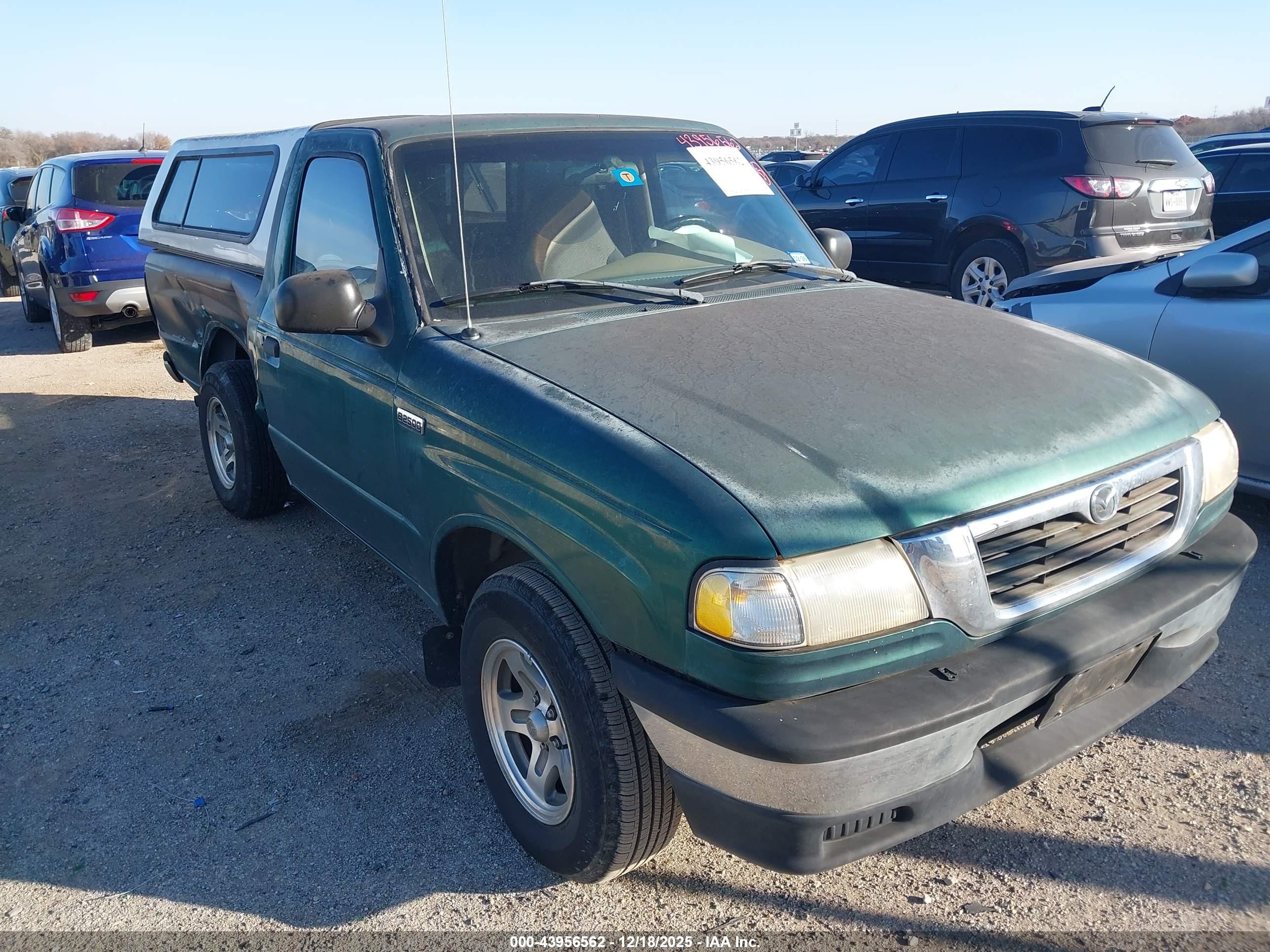 1999 Mazda B2500 Se/sx/tl Зеленый vin: 4F4YR12C8XTM01611