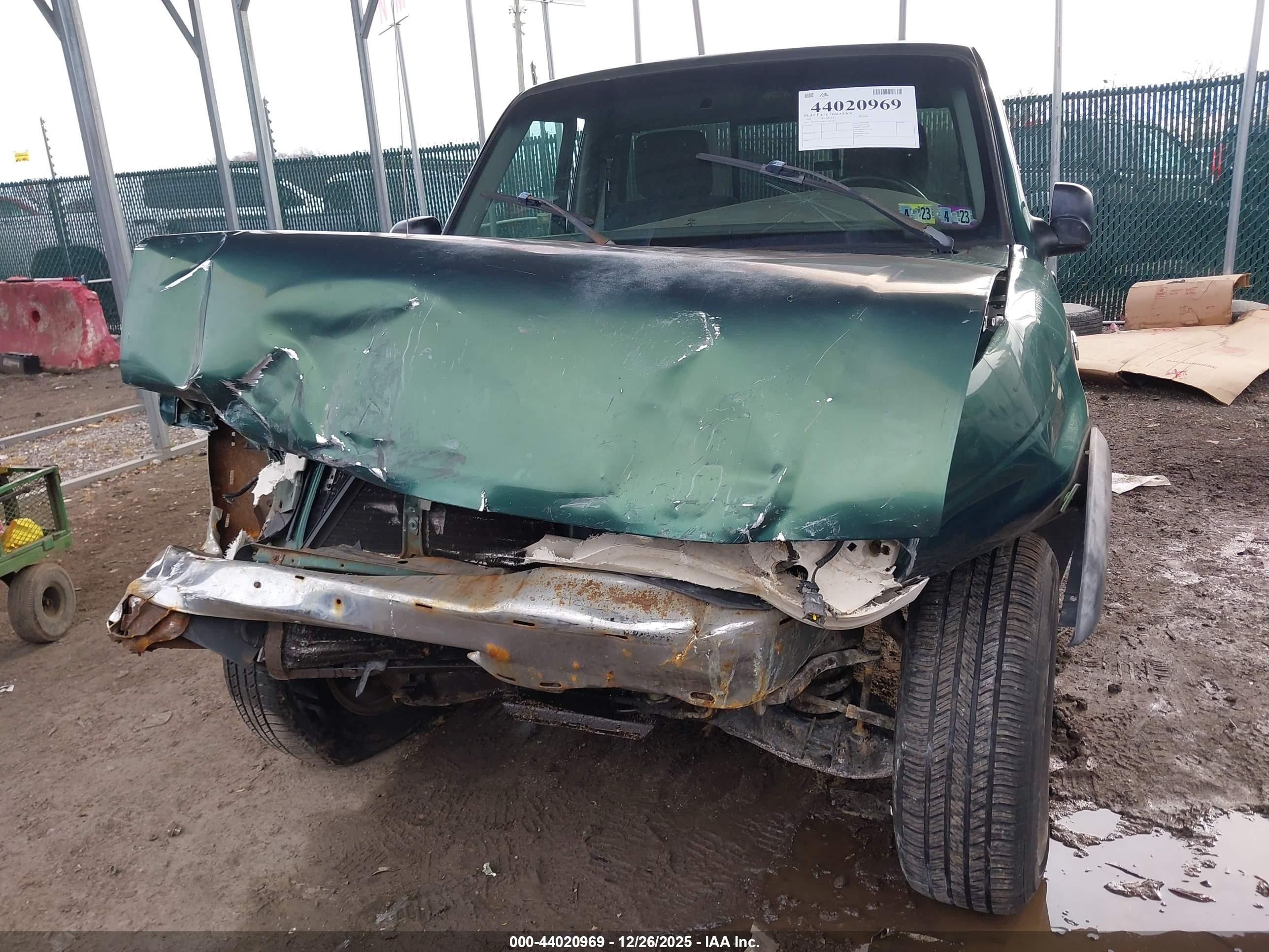 1999 Mazda B2500 Se/sx/tl Зеленый vin: 4F4YR12C8XTM31837
