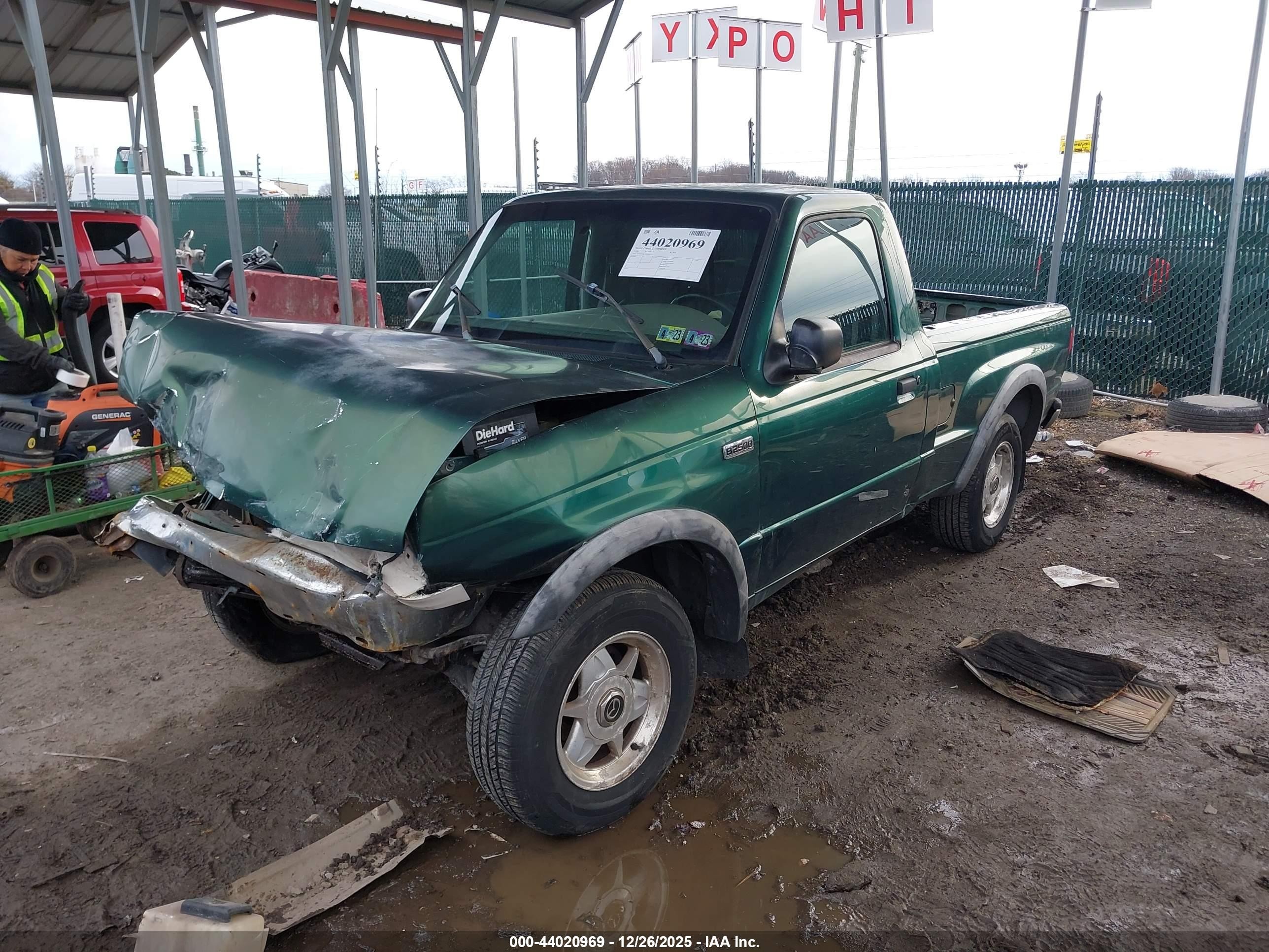 1999 Mazda B2500 Se/sx/tl Зеленый vin: 4F4YR12C8XTM31837